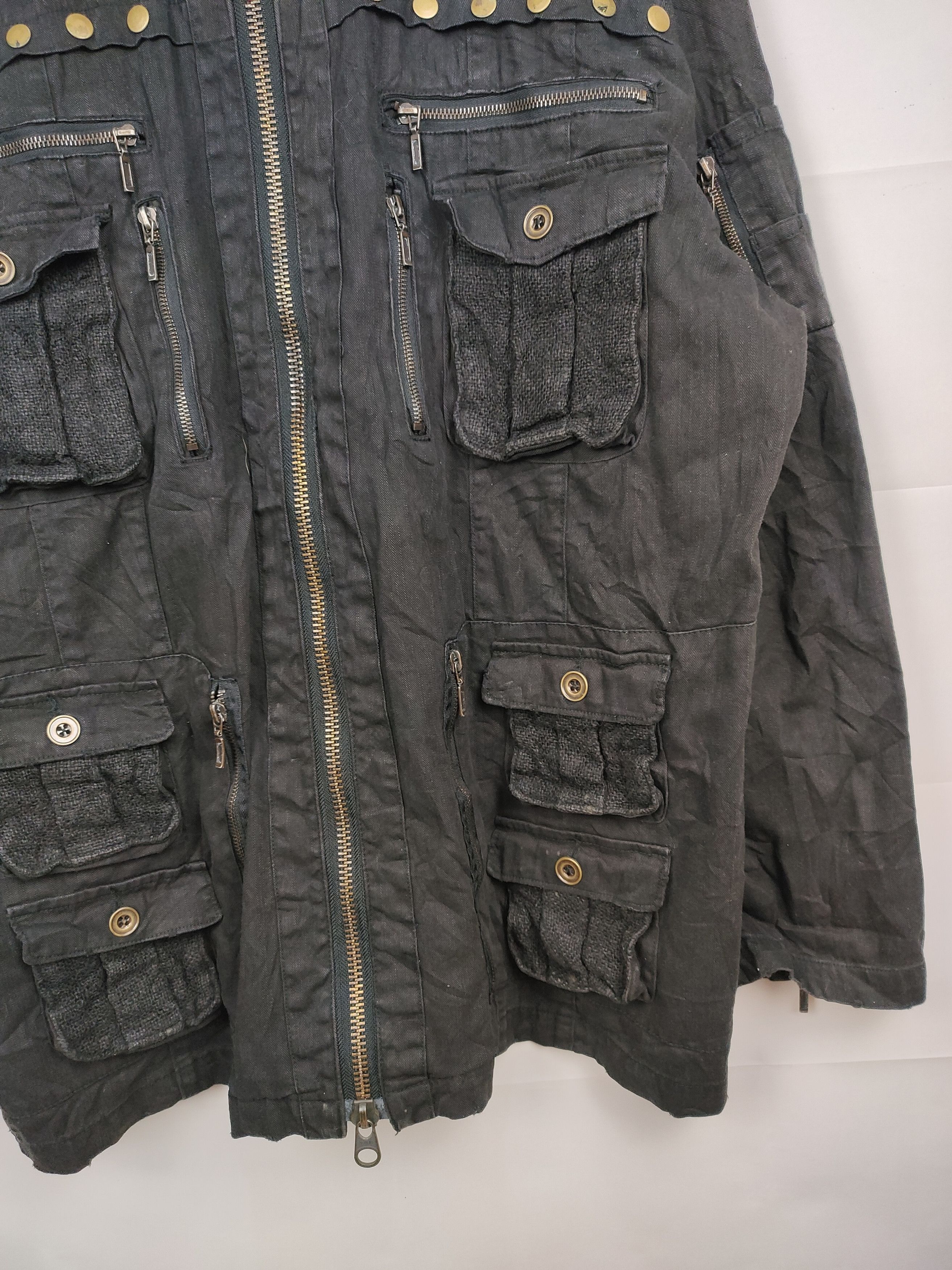 Japanese Brand Daily News Multipocket Field Jacket Punkstyle Size US XXL / EU 58 / 5 - 3 Thumbnail
