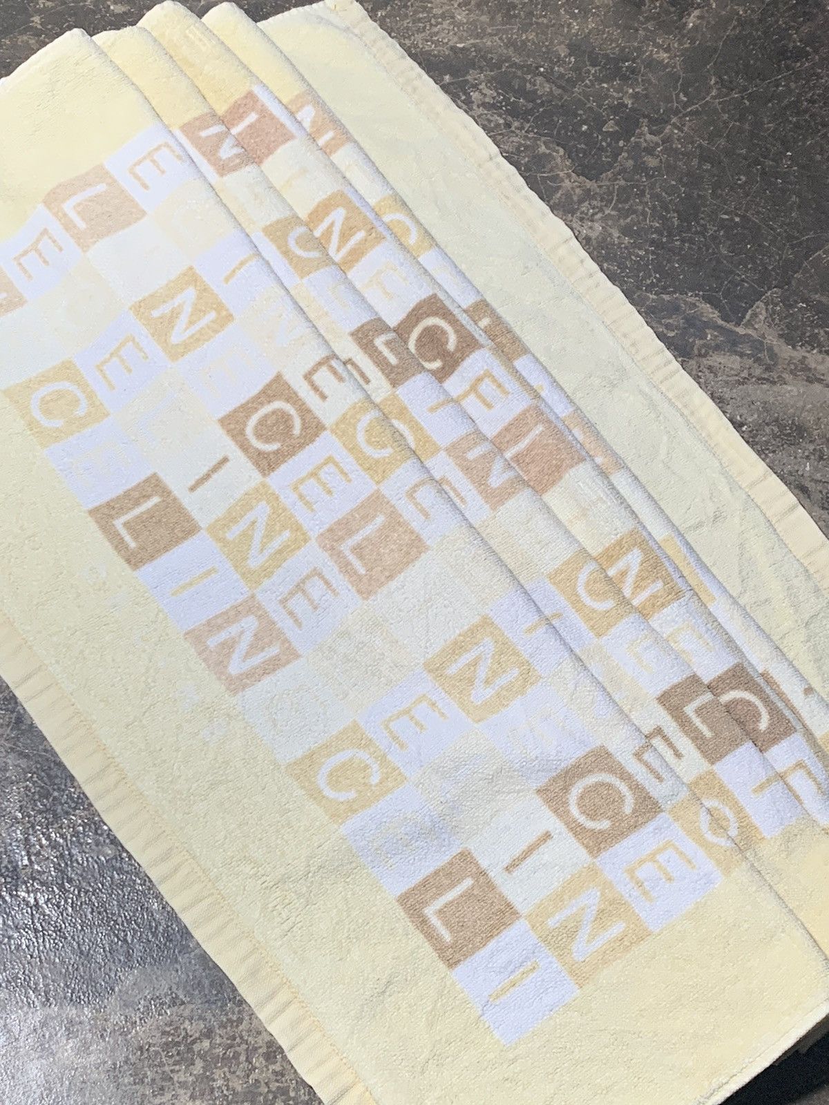Celine Celine checkered towel Size ONE SIZE - 3 Thumbnail