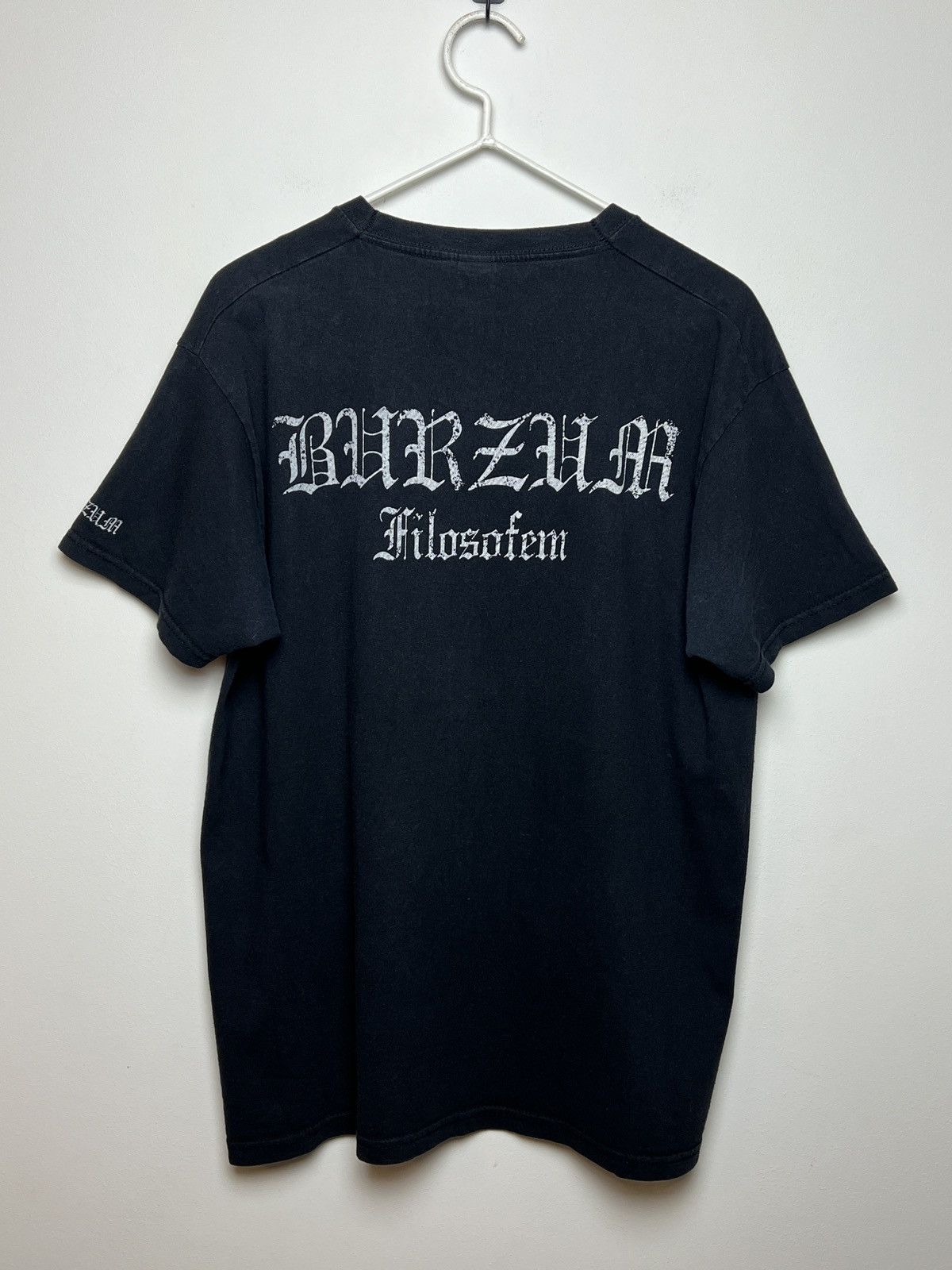 Band Tees burzum filosofem y2k black metal t shirt m-l Size US L / EU 52-54 / 3 - 8 Thumbnail