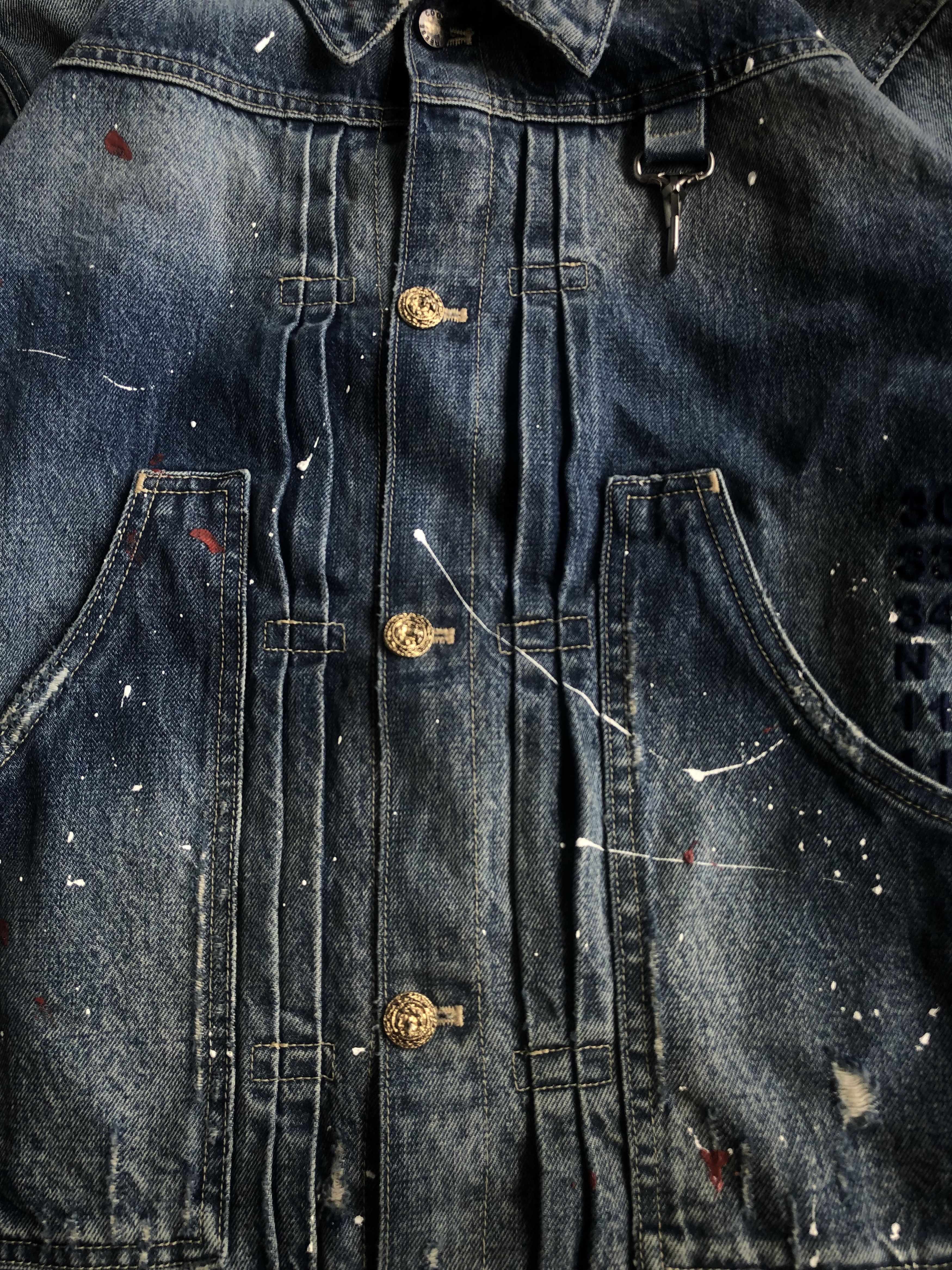 Reese Cooper Rare 🔥 AW2018 Reese Cooper Painter Denim Jacket Size US L / EU 52-54 / 3 - 2 Thumbnail