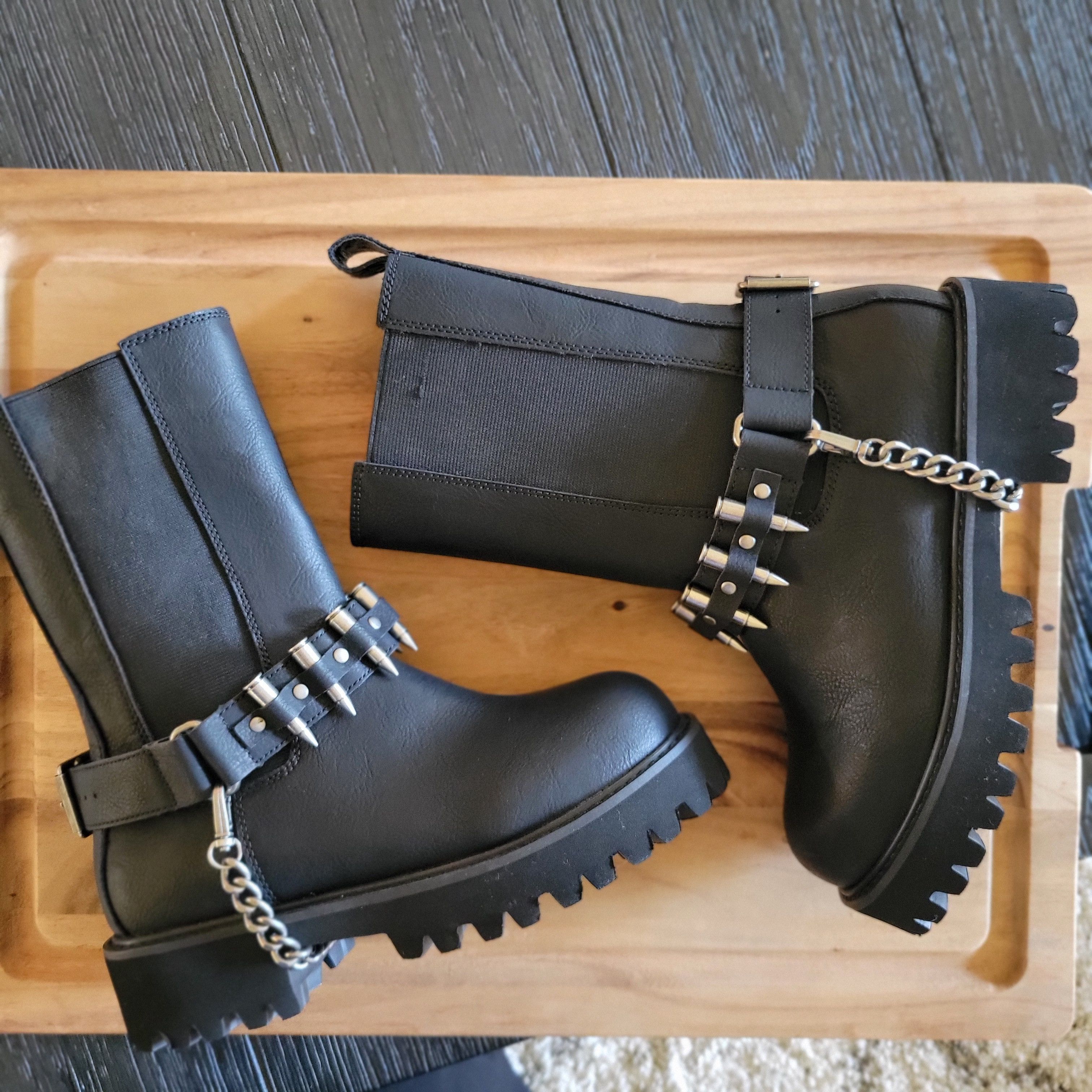 Killstar Killstar Deadman's Black Faux Leather Boot SZ-6 Size US 6 / IT 36 - 2 Thumbnail