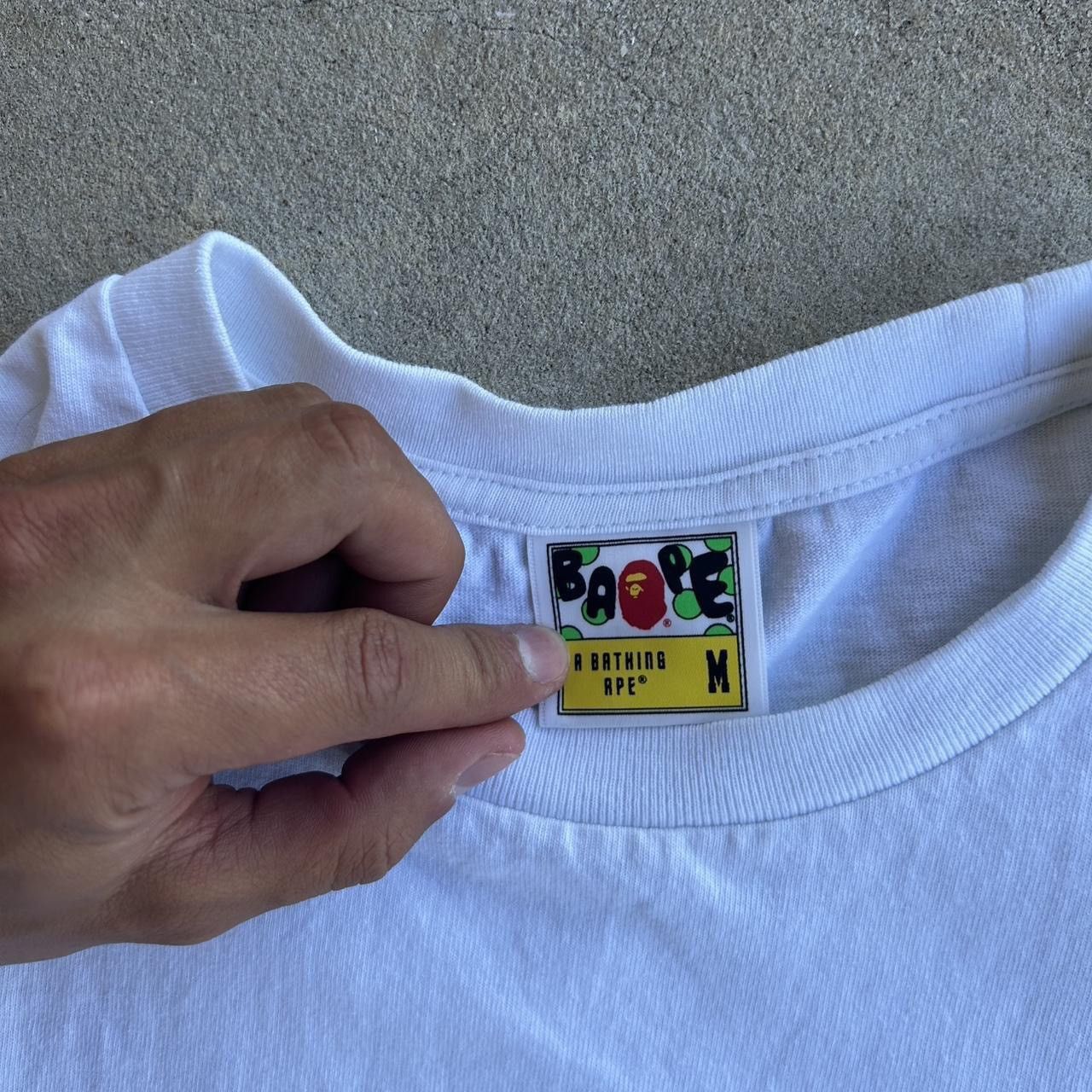 Bape Bape shark tee mens size M Size US M / EU 48-50 / 2 - 4 Thumbnail