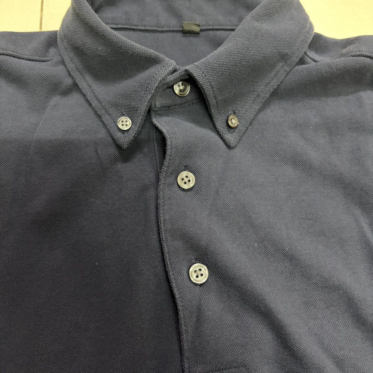 Muji Muji Plain Polo Shirt Size US M / EU 48-50 / 2 - 2 Thumbnail