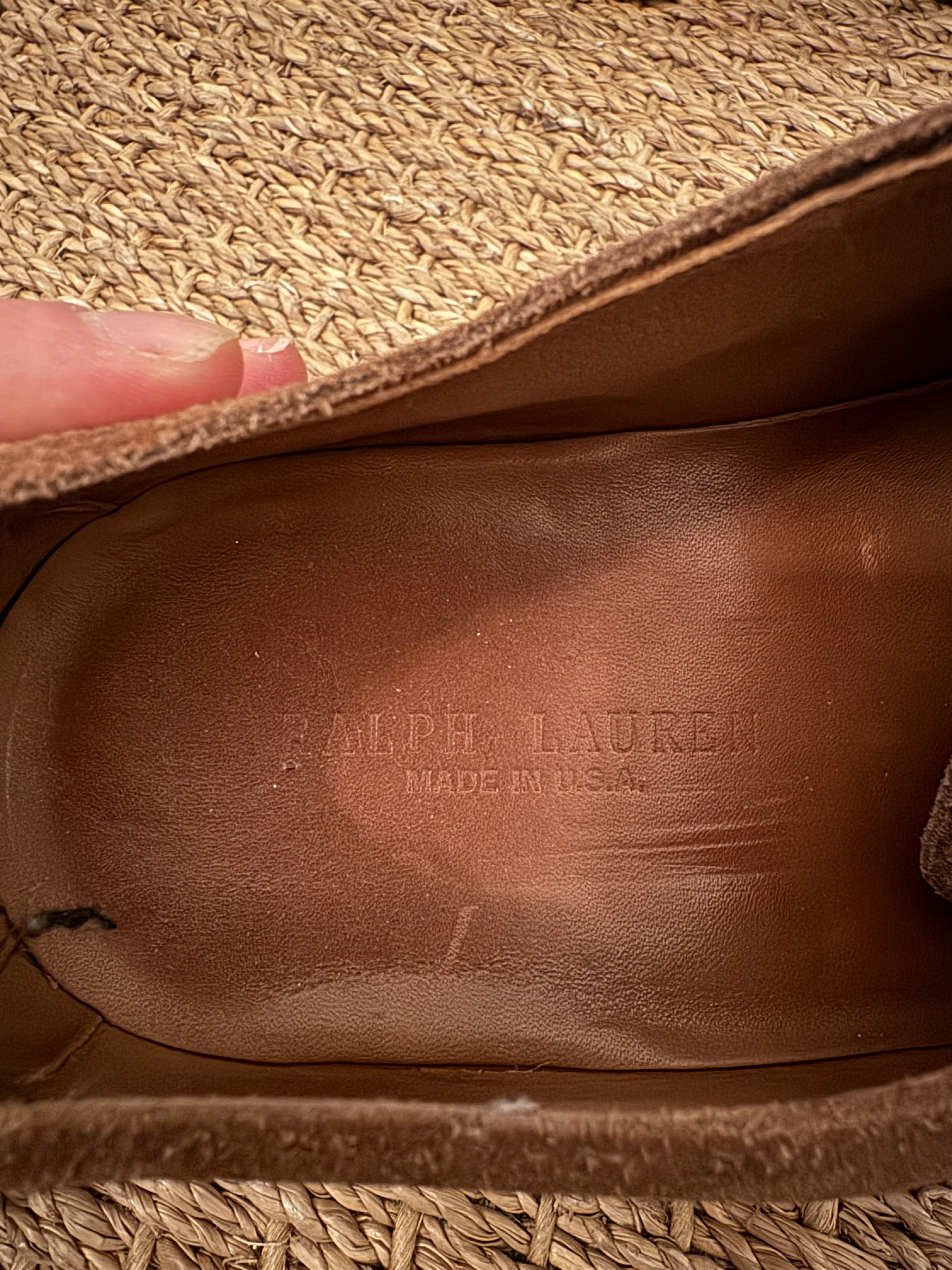 Polo Ralph Lauren Polo Ralph Lauren (MiUSA Vintage) - Monk Strap - Snuff Suede Size US 11 / EU 44 - 5 Thumbnail