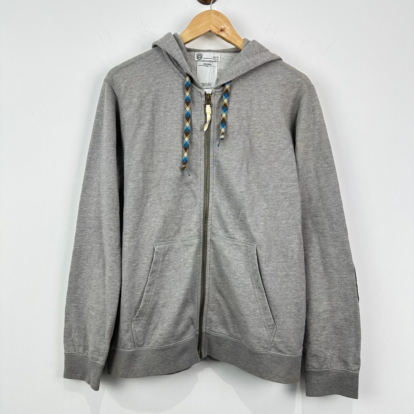 Visvim Visvim Gray Zip-Up Hoodie Size M Size US M / EU 48-50 / 2 - 1 Thumbnail