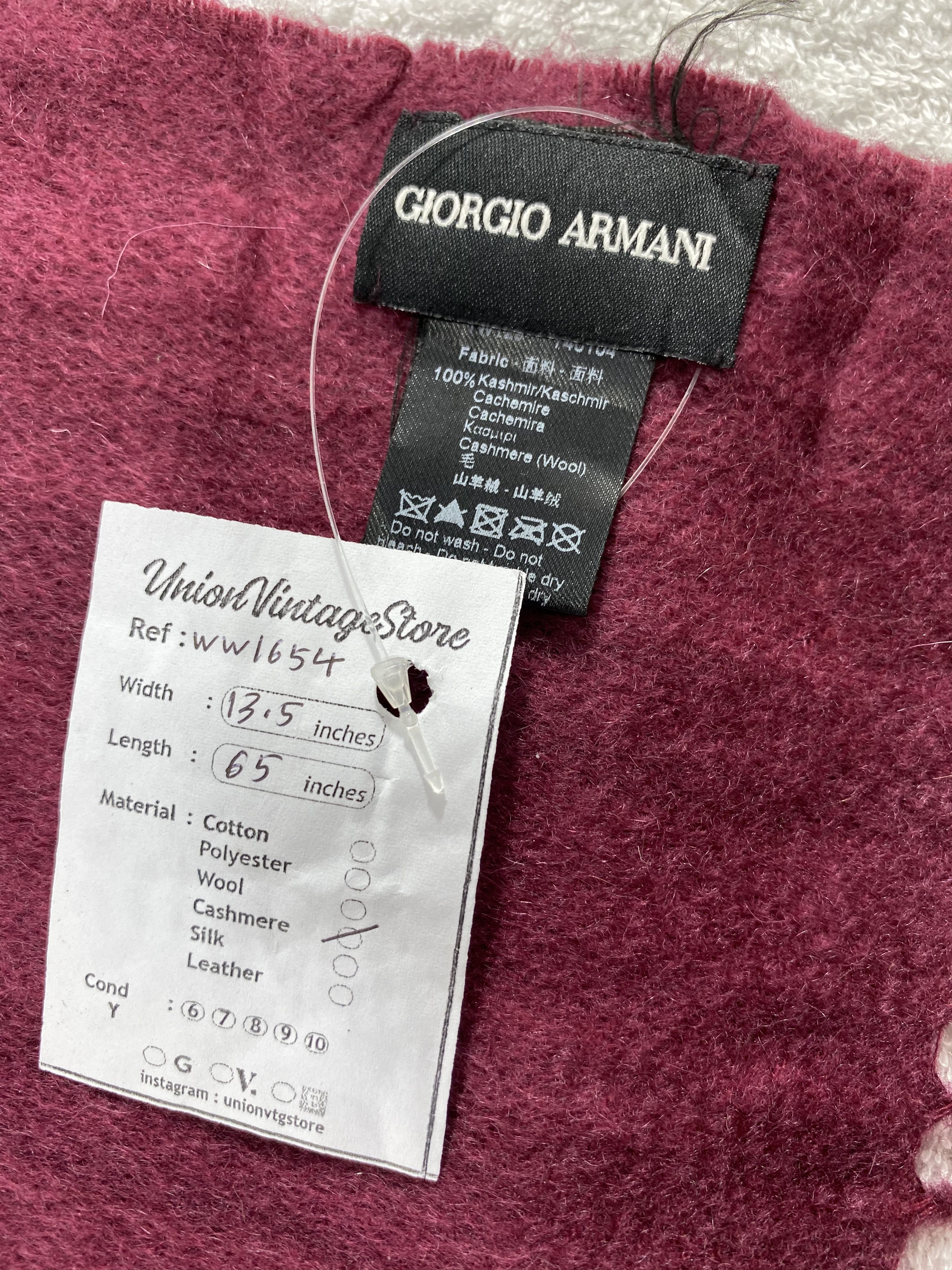 Giorgio Armani Giorgio Armani Scarf / Muffler / Neckwear - WW1654 Size ONE SIZE - 5 Thumbnail