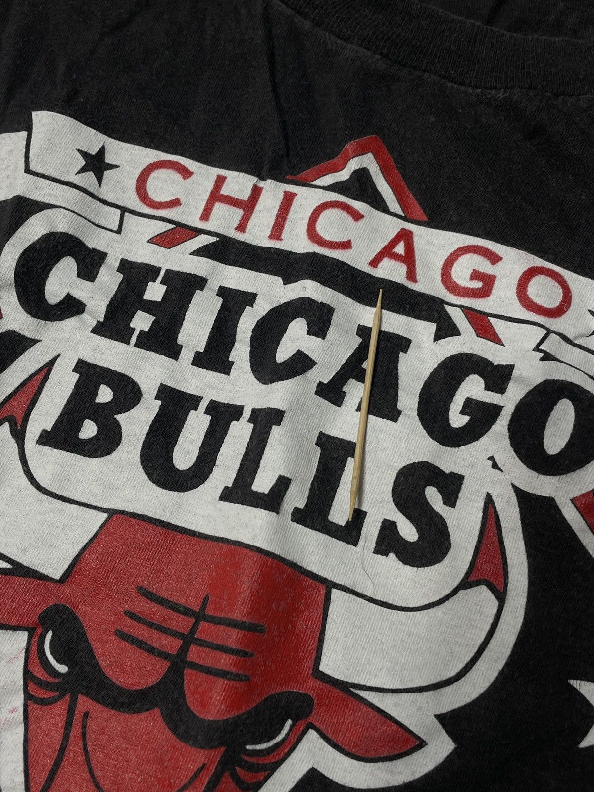 NBA RARE🔥Chicago Bulls Vintage 90s Tee Rare Blank Distressed Size US S / EU 44-46 / 1 - 8 Thumbnail