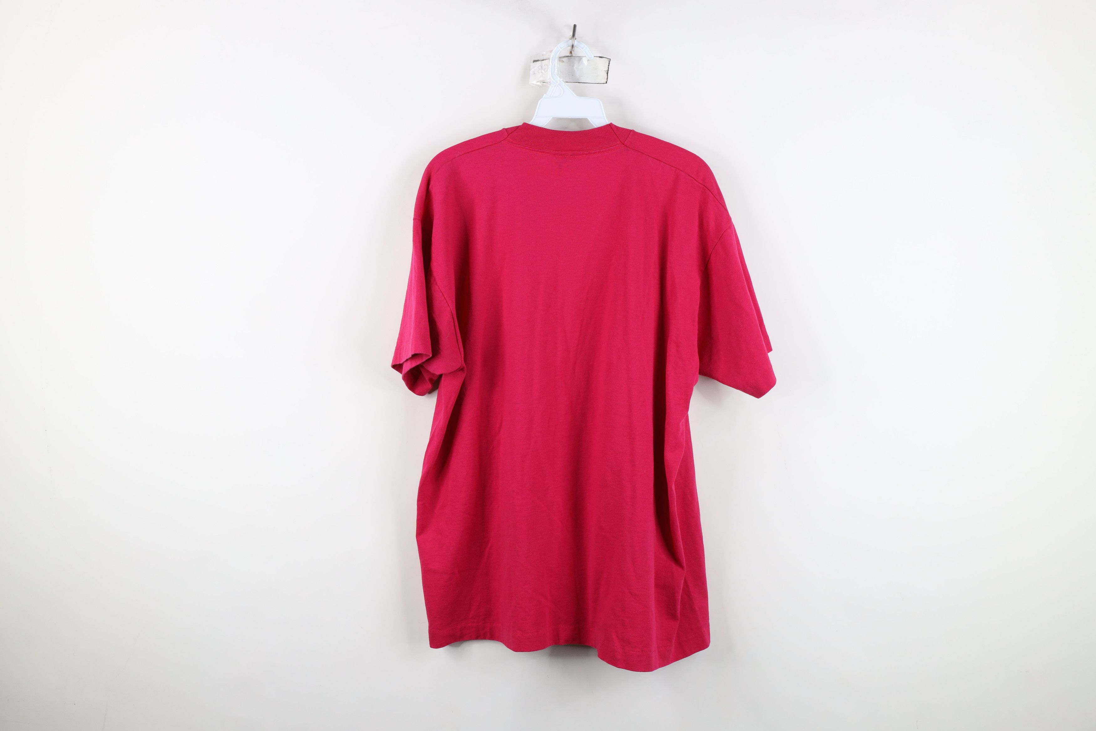 Vintage Vintage 90s Skydive Skydiving Short Sleeve T-Shirt Pink USA Size US XL / EU 56 / 4 - 8 Thumbnail