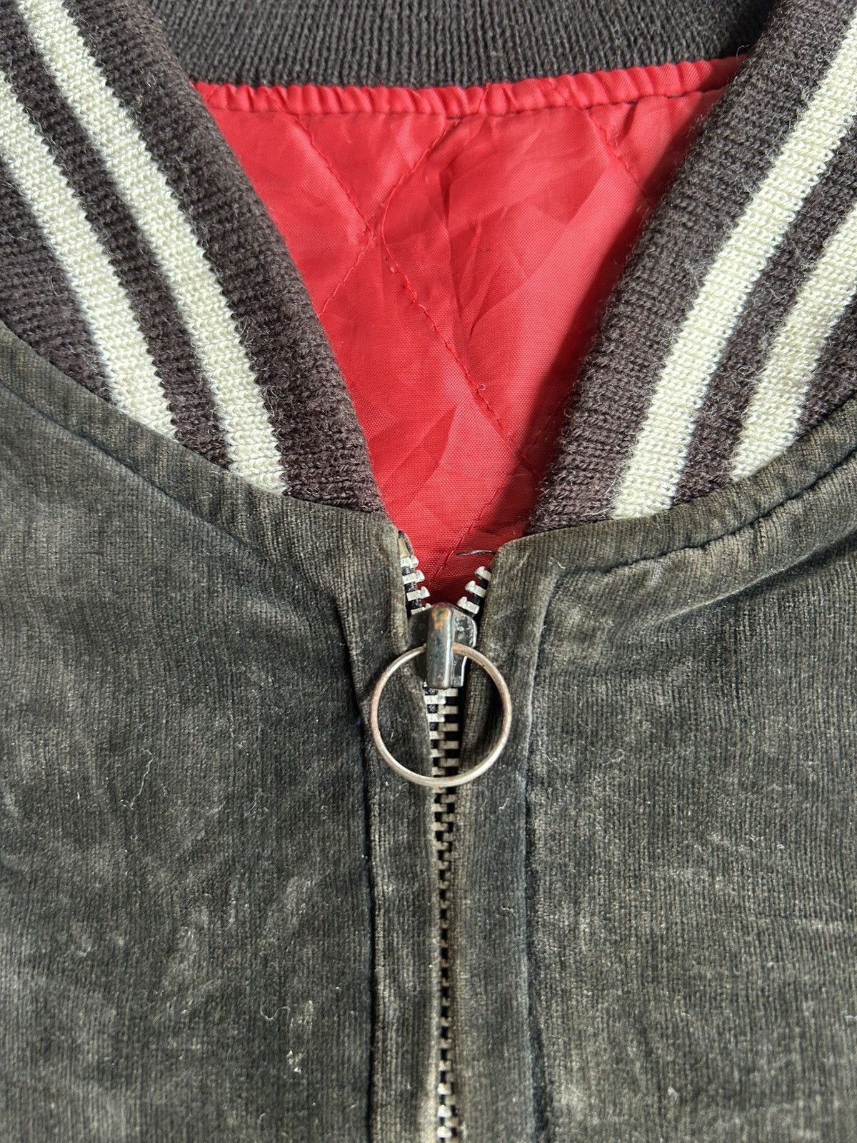 Japanese Brand THRASHED Vintage Sukajan Embroidery Sunfaded Jacket Size US XL / EU 56 / 4 - 11 Thumbnail