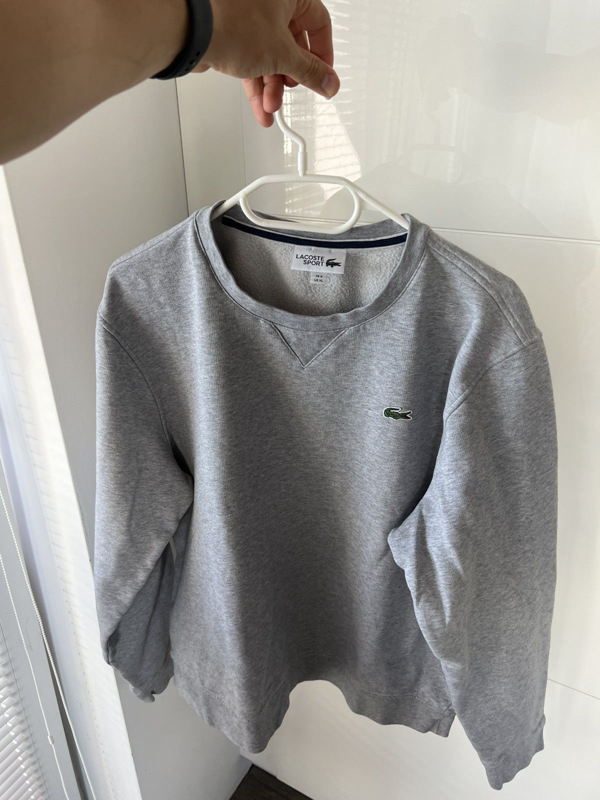 Lacoste Lacoste Sport Casual Fit Crewneck Grey Sweatshirt Size US XL / EU 56 / 4 - 10 Thumbnail