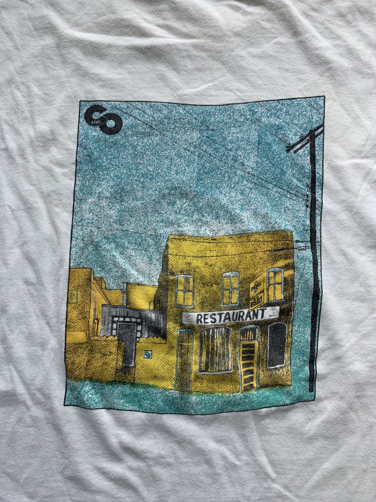 Hanes × Vintage Vintage 90s C & O Restaurant Graphic Tee Size US XL / EU 56 / 4 - 2 Thumbnail