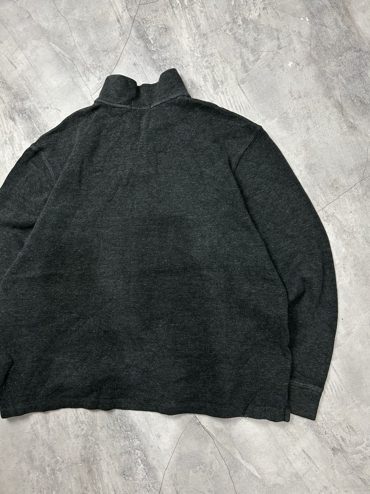 Polo Ralph Lauren × Vintage Mens Vintage Polo Ralph Lauren 1/3 zip sweatshirt black rare Size US M / EU 48-50 / 2 - 7 Thumbnail