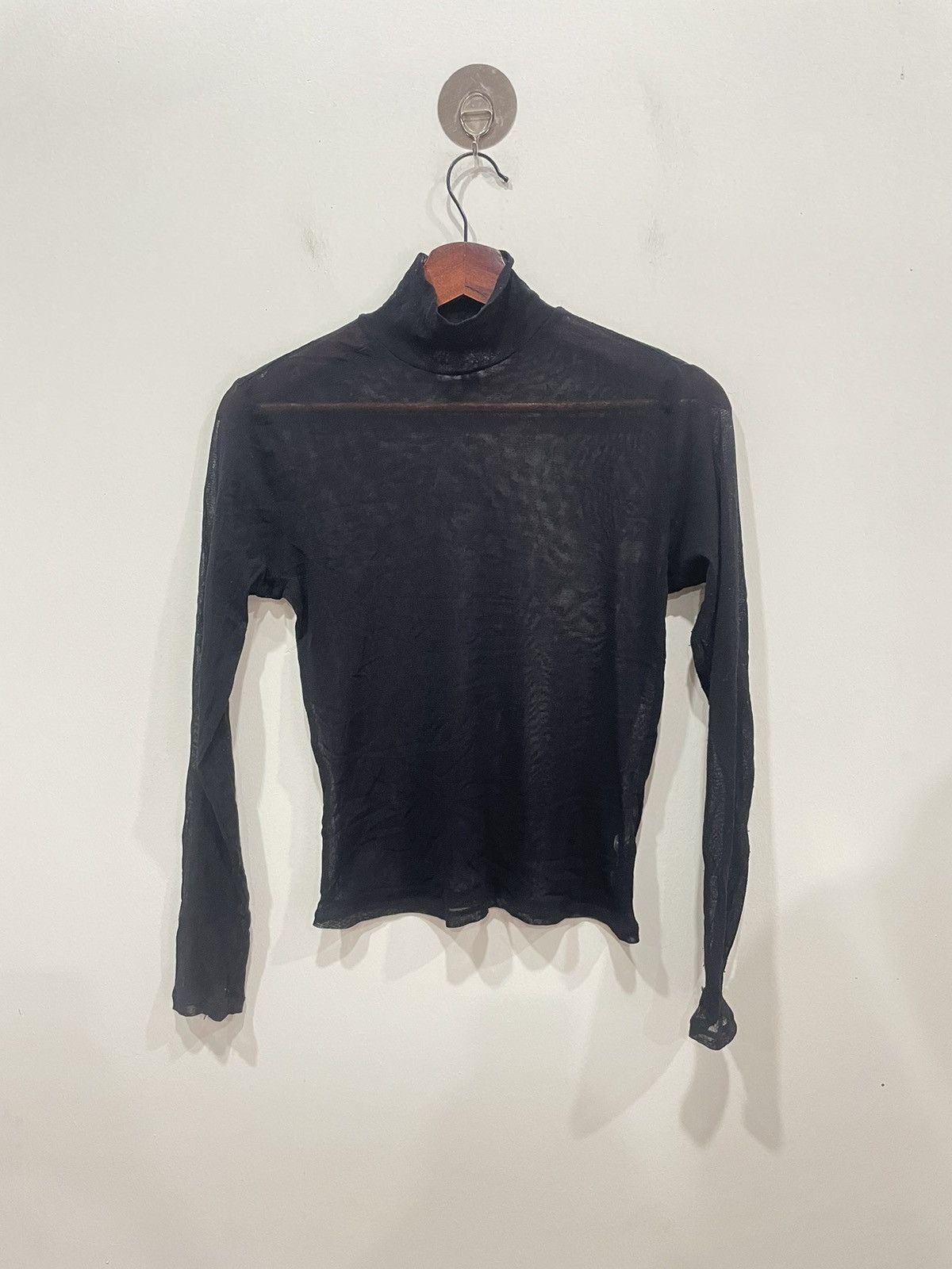 Hiroko Koshino Homme Hiroko Koshino Turtleneck Fishnet Size ONE SIZE - 1 Thumbnail