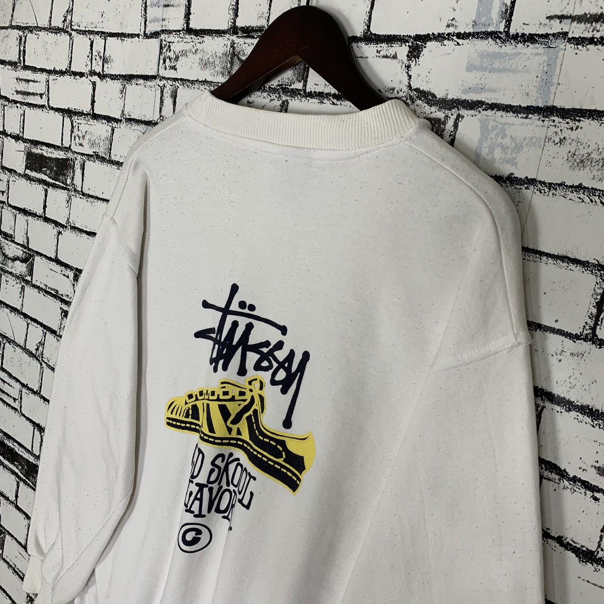 Stussy × Vintage Vintage Stussy Sweatshirt Stussy Crewneck Size US L / EU 52-54 / 3 - 9 Thumbnail