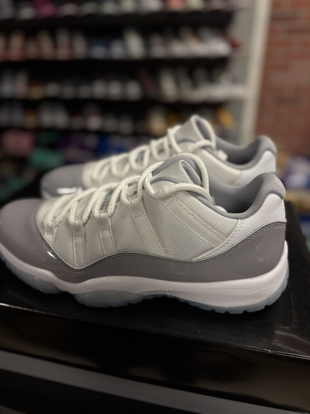 Jordan Brand × Nike Jordan 11 Low Grey Size 11 W Box Clean Condition (AV2187-140 Size US 11 / EU 44 - 4 Thumbnail