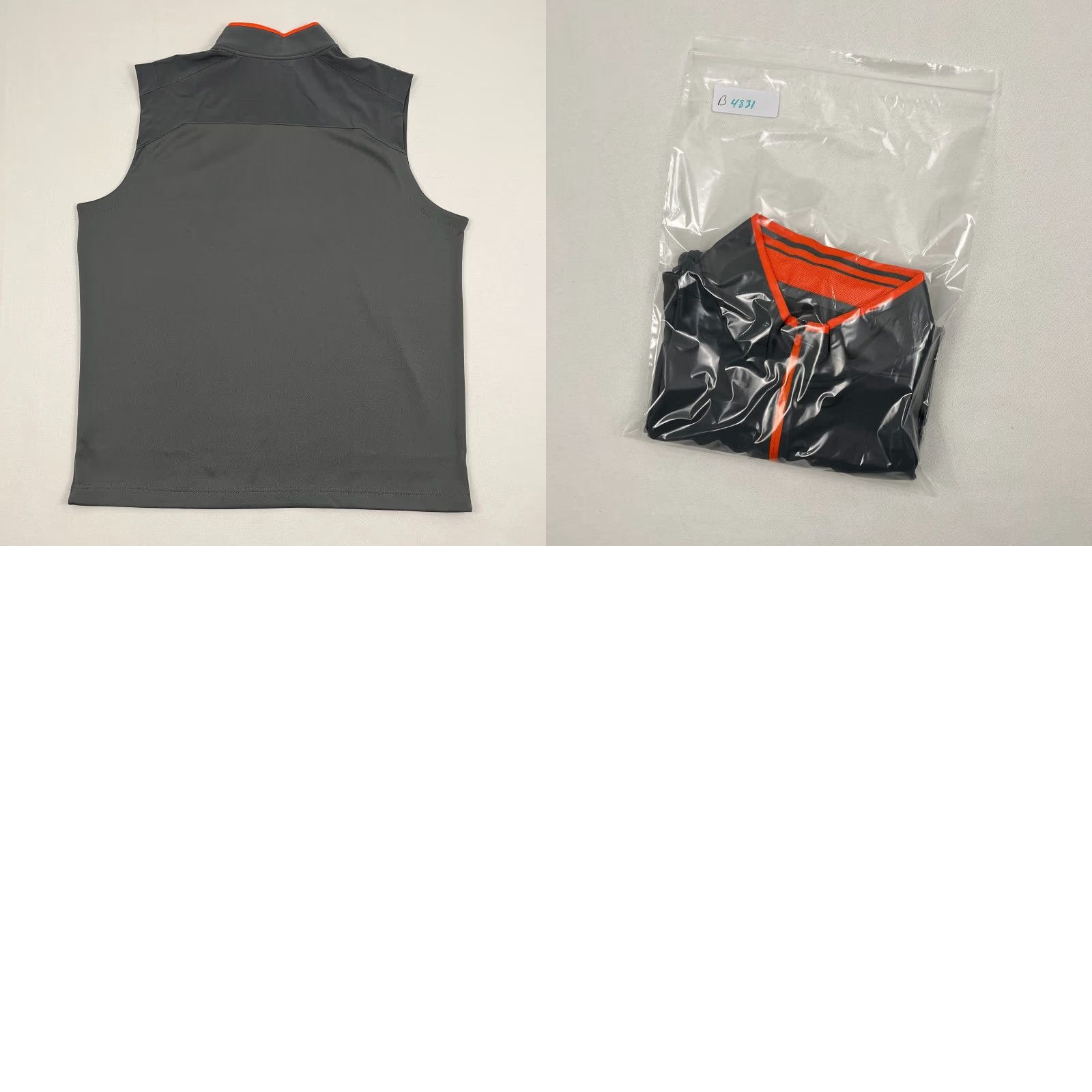 Nike Nike Golf Tour Performance Vest Men XL Gray Quarter Zip Pullover Dri-Fit Stretch Size US XL / EU 56 / 4 - 8 Thumbnail