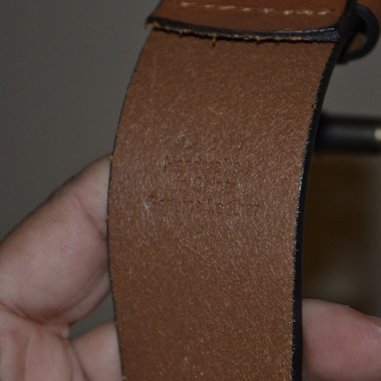 Nautica Nautica Brown Leather Belt Genuine Leather Casual Sz 42/105 Size 42 - 4 Thumbnail