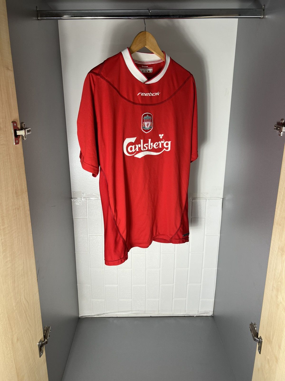 Reebok VINTAGE REEBOK FC LIVERPOOL ENGLAND SOCCER JERSEY RETRO 90s Size US XL / EU 56 / 4 - 3 Thumbnail