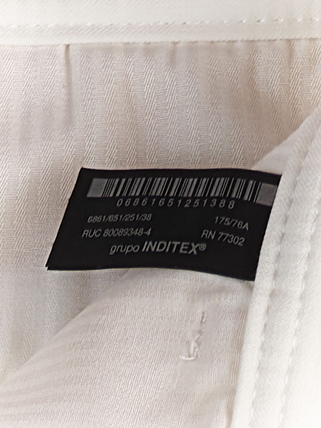 Zara ZARA STRAIGHT FIT CHINO PANTS CREME Size US 30 / EU 46 - 3 Thumbnail