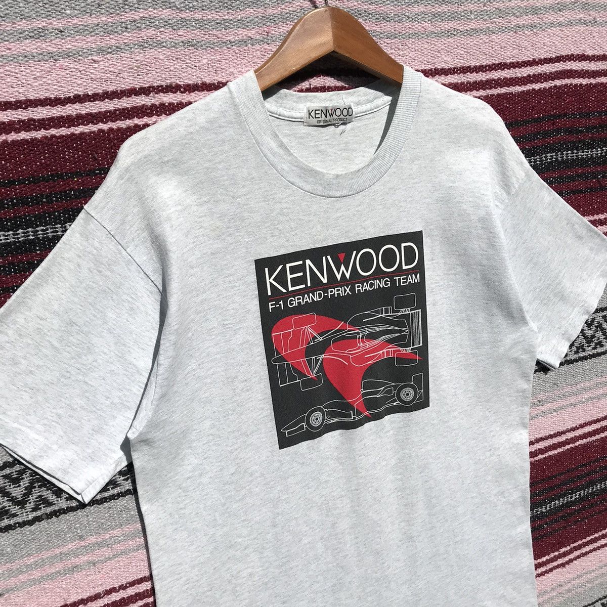 Vintage 💥Rare💥Vintage 90s Kenwood F-1 Grand-Prix Racing Team Tee Size US M / EU 48-50 / 2 - 4 Thumbnail