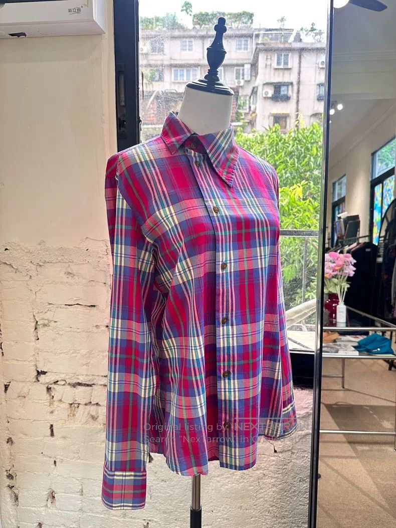 Vivienne Westwood vivienne westwood Slant front asymmetric plaid shirt Size L / US 10 / IT 46 - 2 Thumbnail
