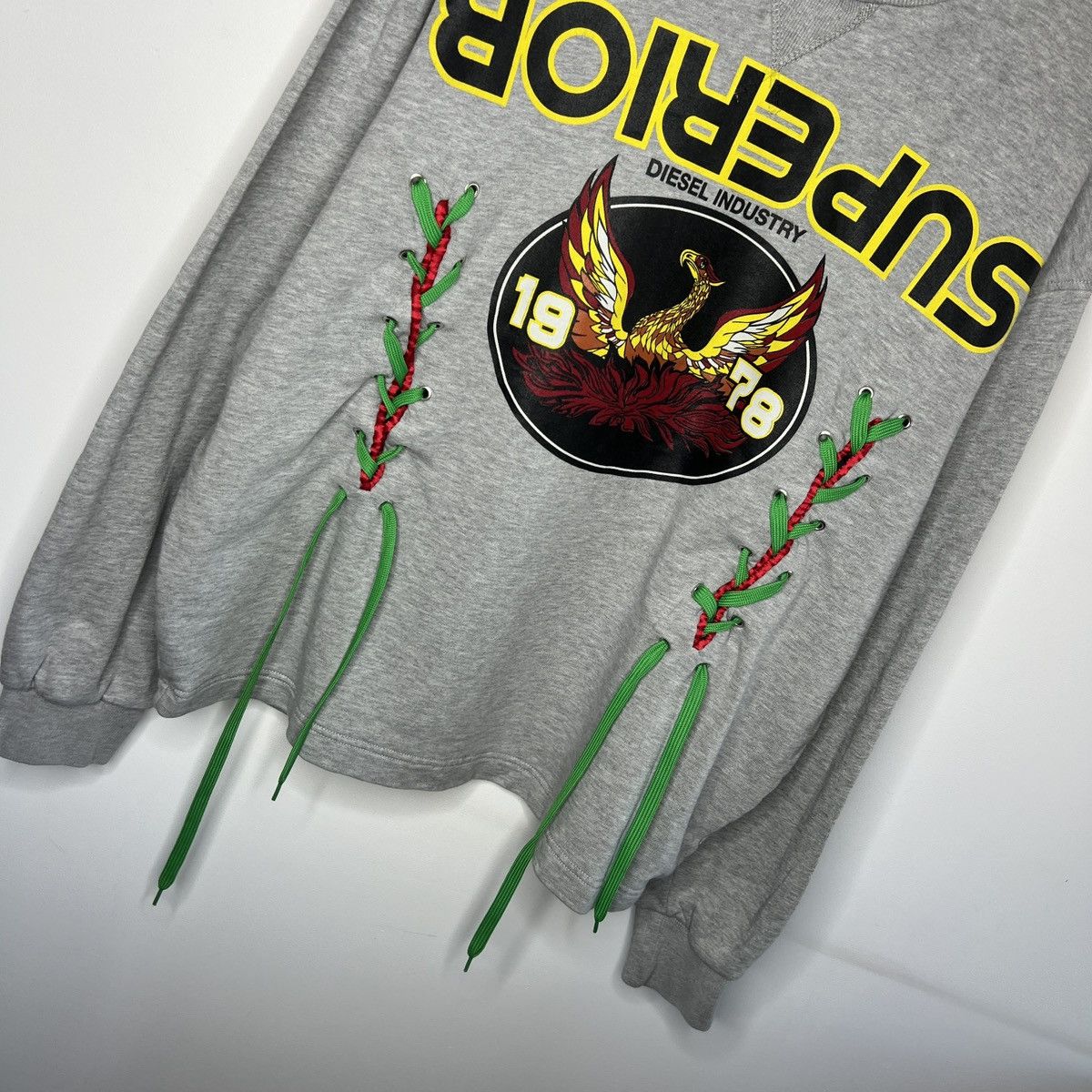 Diesel × Japanese Brand Diesel Superior size M Sweatshirt Avant Garde Crewneck Grey Size US M / EU 48-50 / 2 - 2 Thumbnail