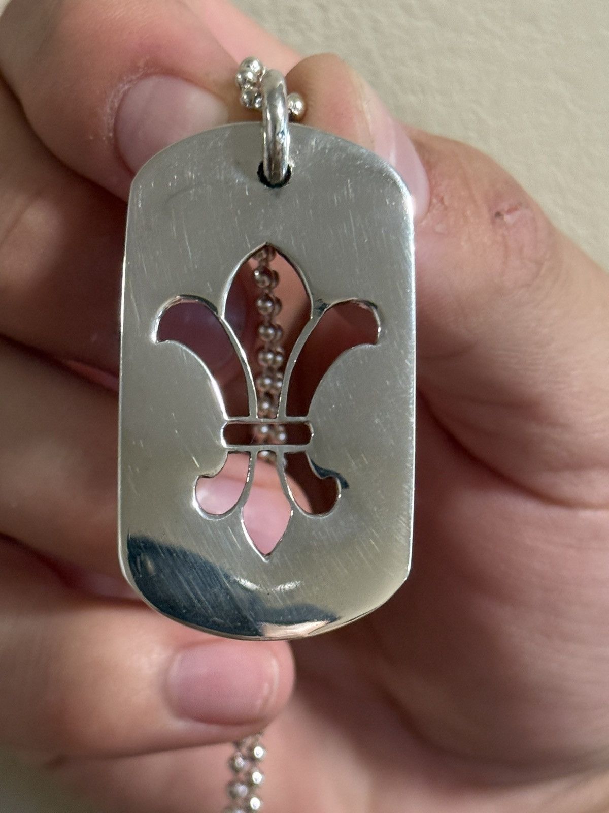 Chrome Hearts Chrome Hearts Fleur Dog Tag Size ONE SIZE - 3 Thumbnail