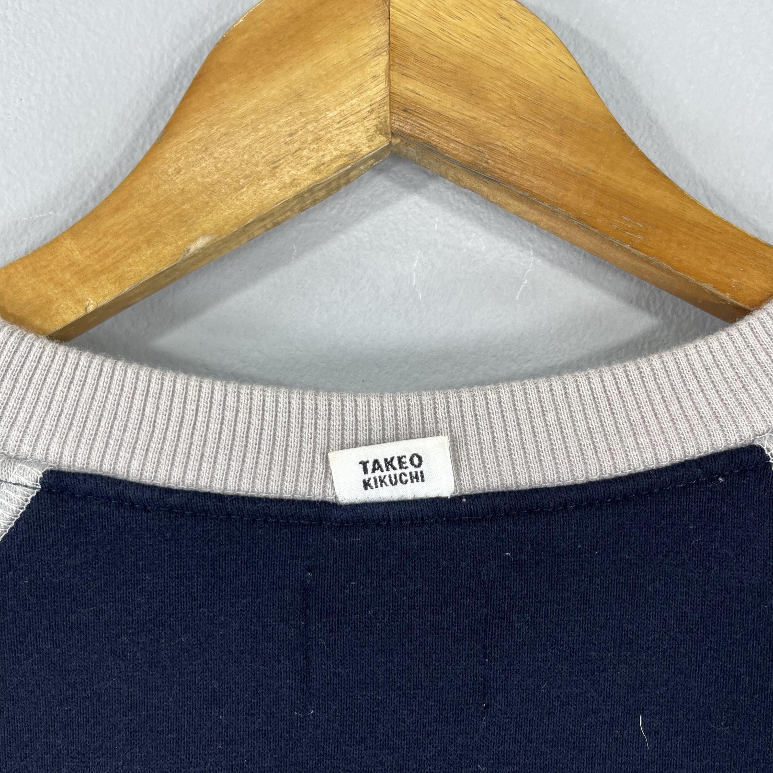 Japanese Brand Vintage TAKEO KIKUCHI Japan Crewneck Sweater Size US M / EU 48-50 / 2 - 7 Thumbnail