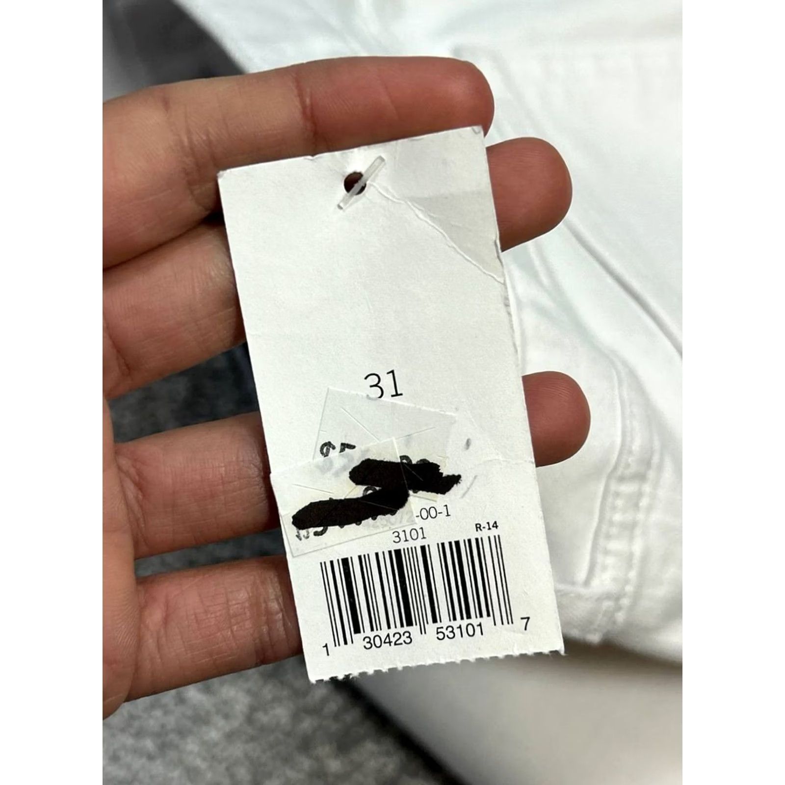Banana Republic Banana Republic Skinny Jeans Womens 31 White Denim Stretch Mid Rise 32x6 Size 24" / US 00 / IT 34 - 6 Thumbnail