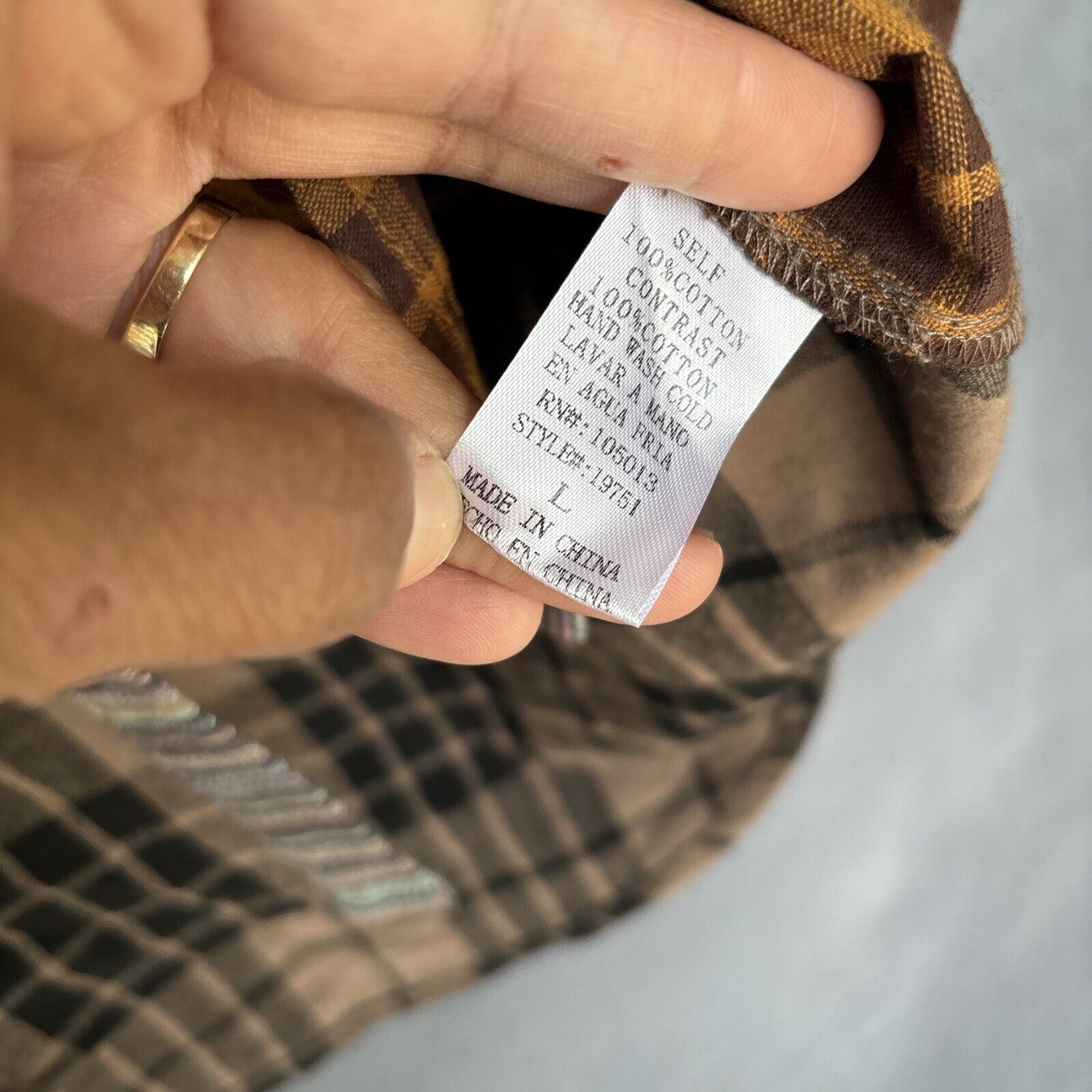Other Savanna Jane Shirt Women’s Large Patchwork Plaid Long Sleeve Size L / US 10 / IT 46 - 4 Thumbnail