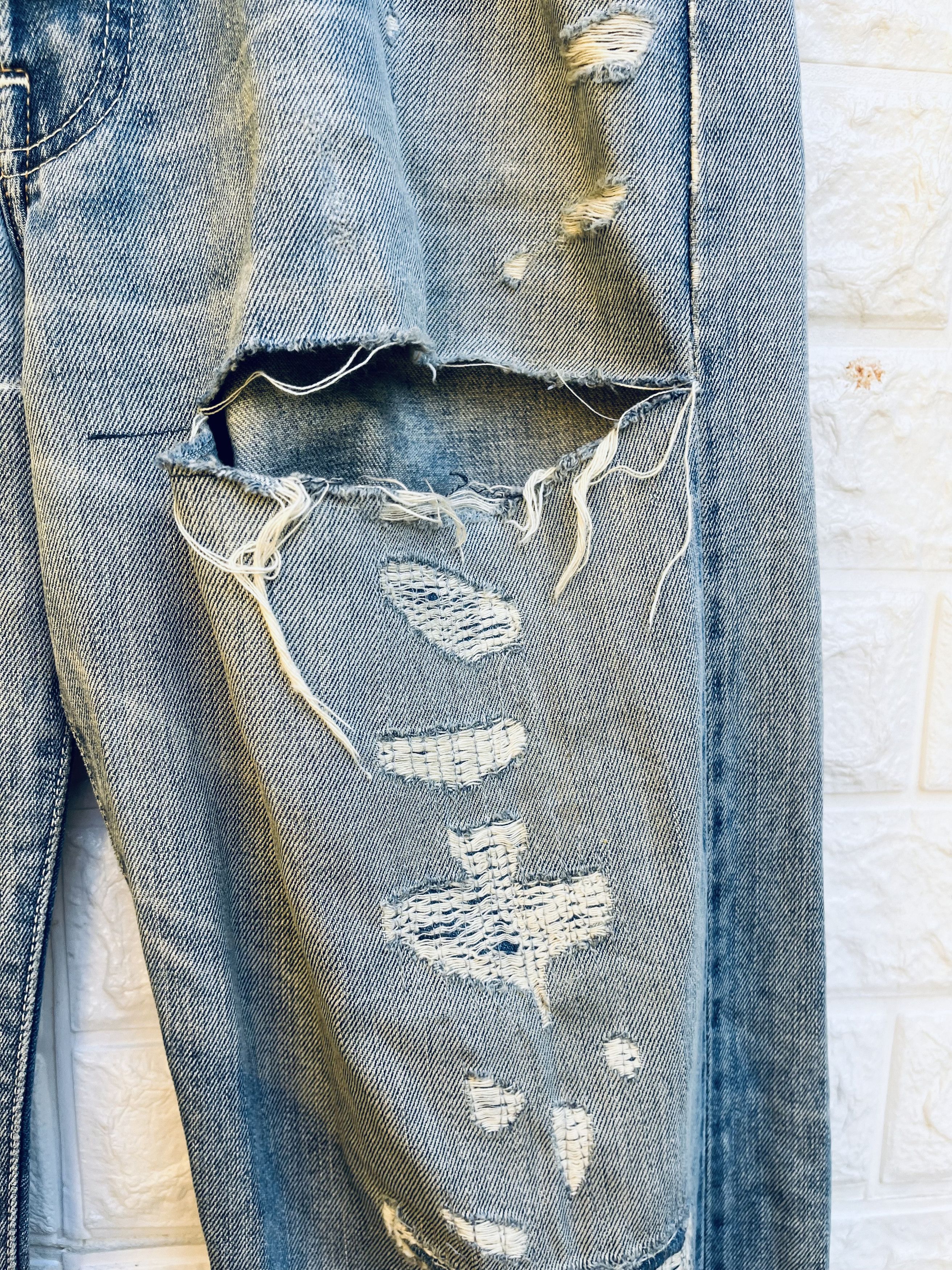 Levi's Vintage Clothing × Vintage Vintage Levis Big E Selvage Designed Fashion Style Size US 33 - 7 Thumbnail
