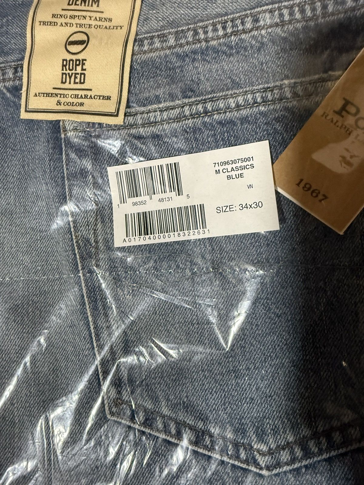 Polo Ralph Lauren Polo Ralph Lauren Heritage Straight Distressed Jean 34 x 30 Size US 34 / EU 50 - 8 Thumbnail