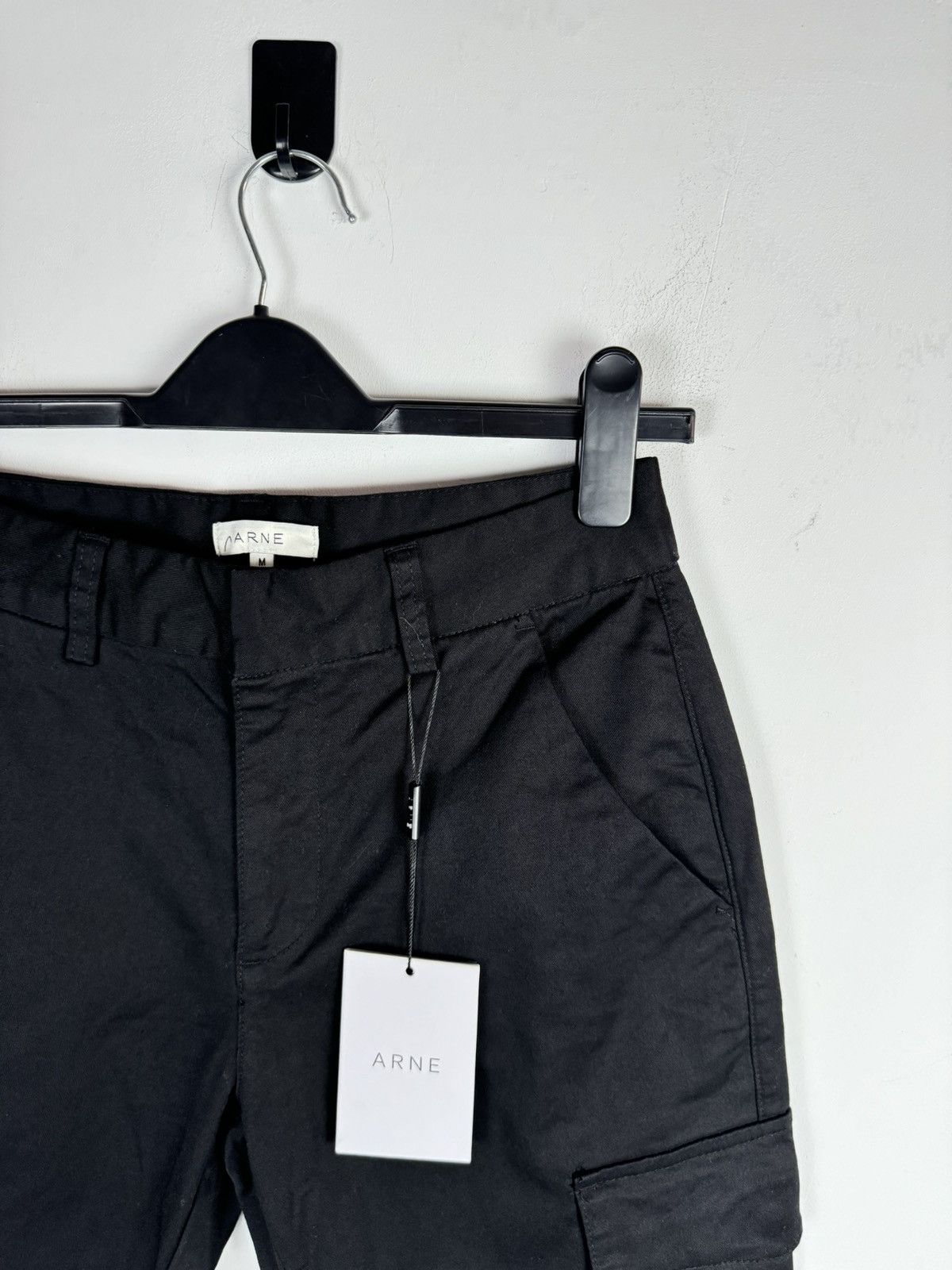 Vintage Arne Smart Tailored Cargo Trouser in Black Size US 32 / EU 48 - 3 Thumbnail