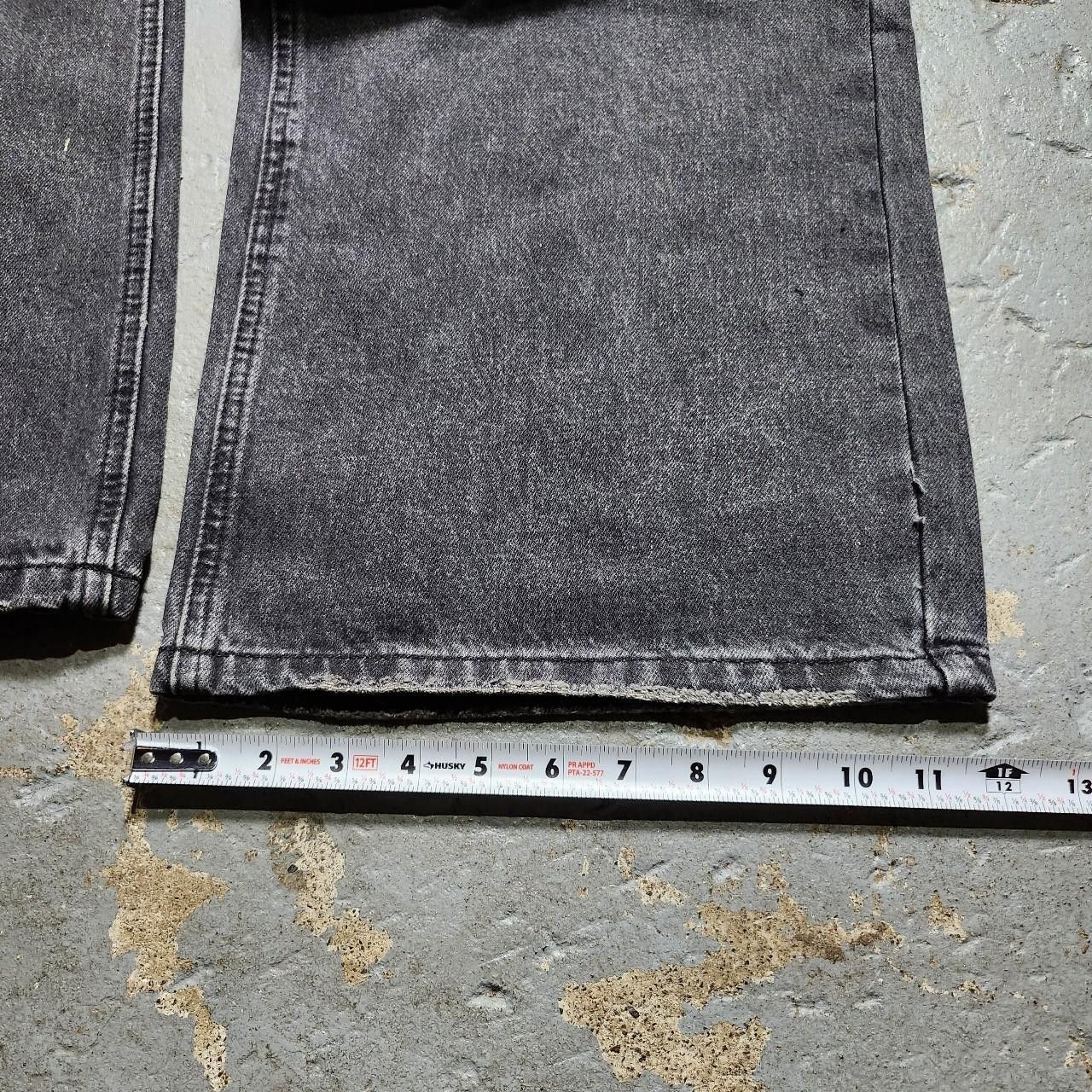 Japanese Brand baggy loose fit grey wash faded jeans Size US 28 / EU 44 - 3 Thumbnail
