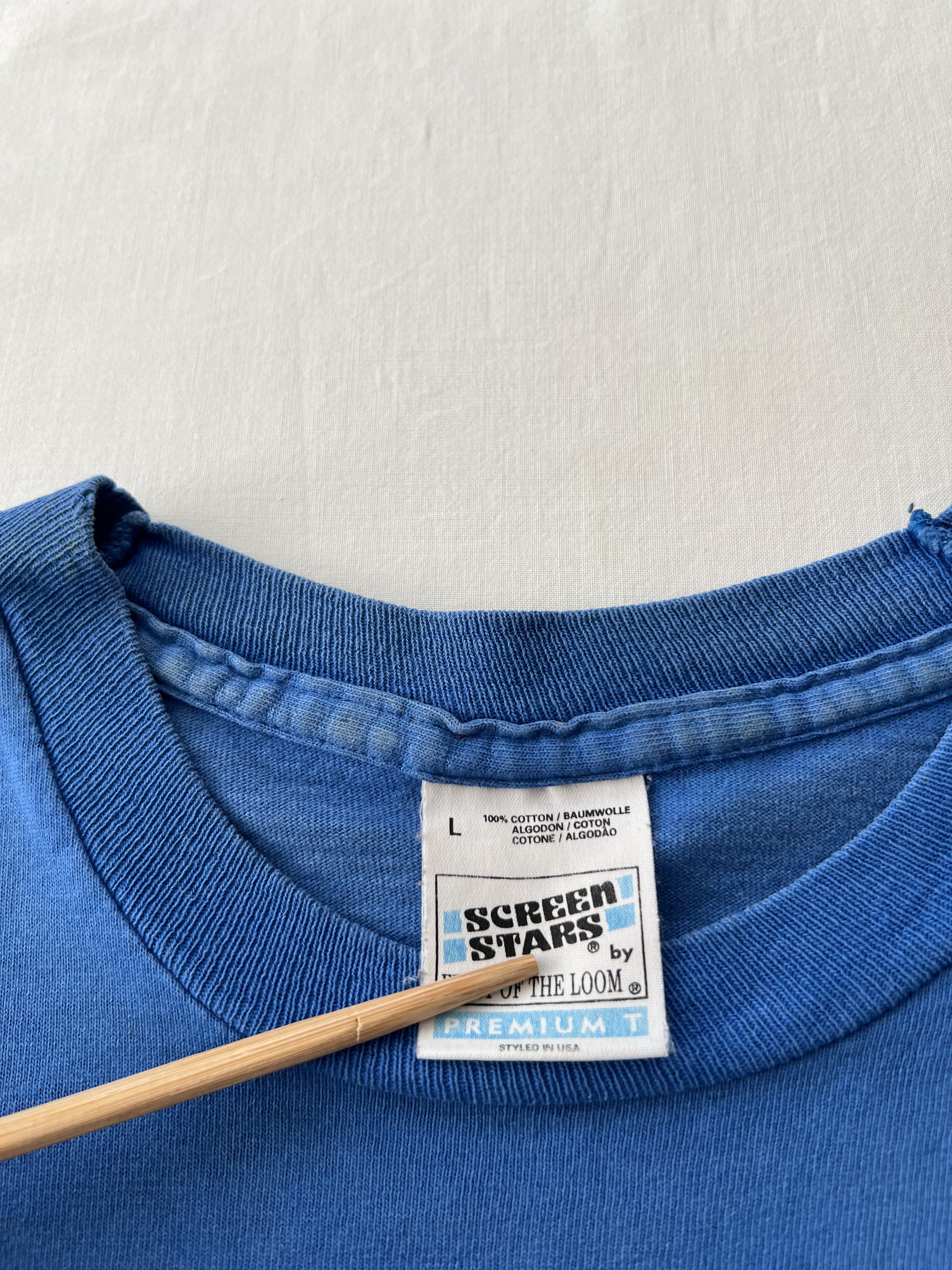 Band Tees Vintage 90s Beastie Boys Hello Nasty Blue T-shirt Size US L / EU 52-54 / 3 - 13 Thumbnail