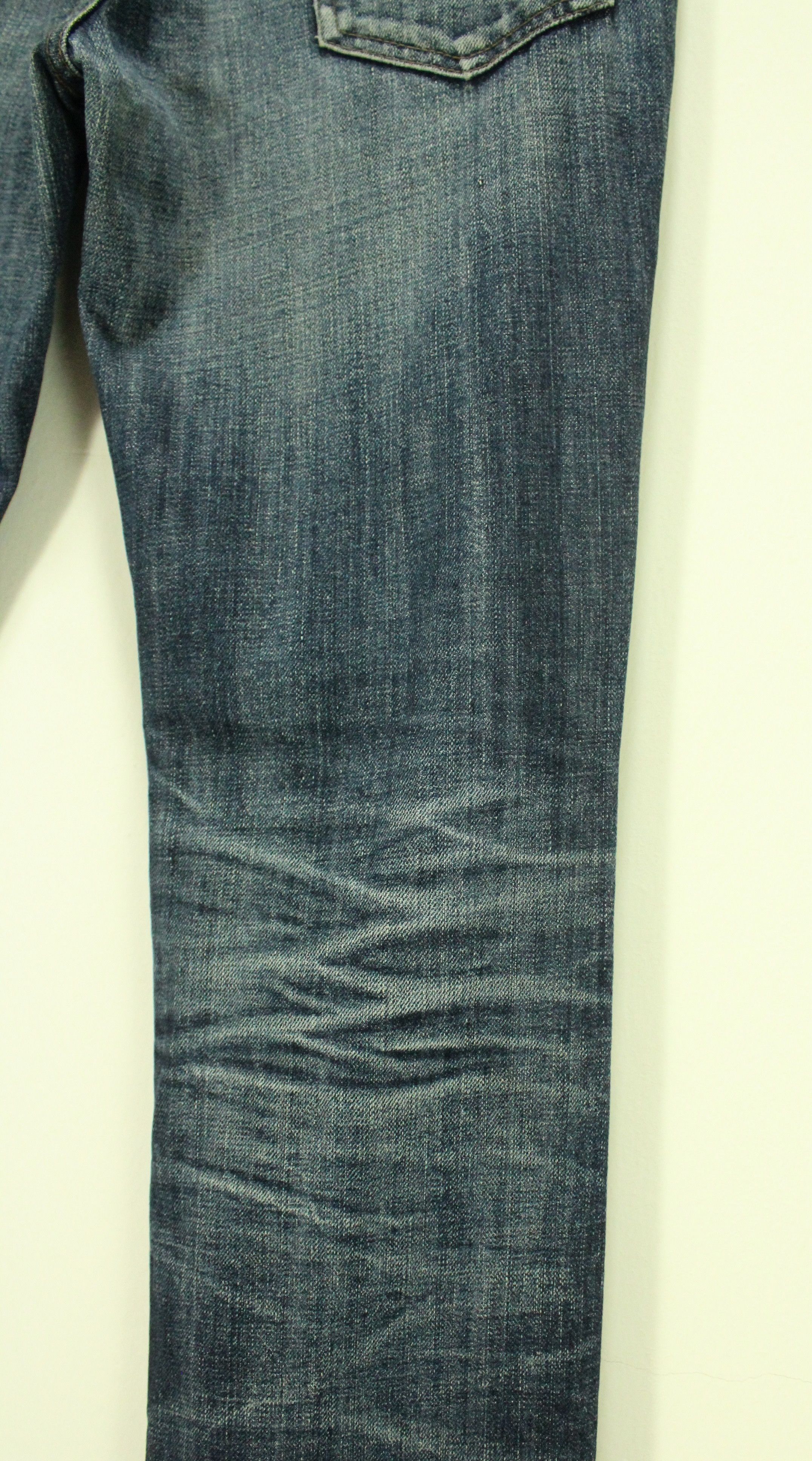 Japanese Brand LOUNGE LIZARD Denim Jeans Distressed Faded Thrashed Grunge Size US 31 - 11 Thumbnail