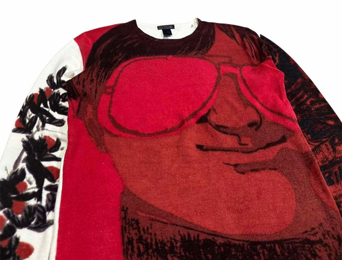 Custo Barcelona × Hysteric Glamour × Japanese Brand 🔥Sick Y2K Custo Barcelona Sweater Jpg Style Overprinted Size US L / EU 52-54 / 3 - 3 Thumbnail