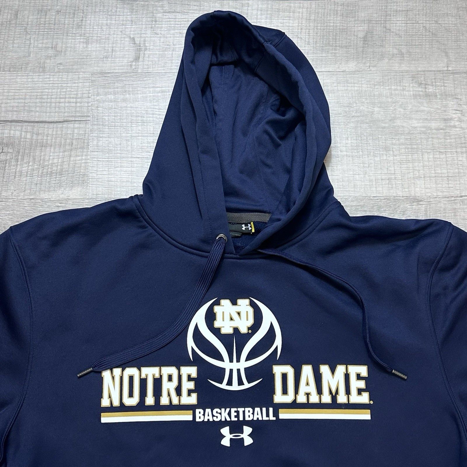 Under Armour Under Armour Notre Dame Fighting Irish Basketball Hoodie Size US XL / EU 56 / 4 - 4 Thumbnail