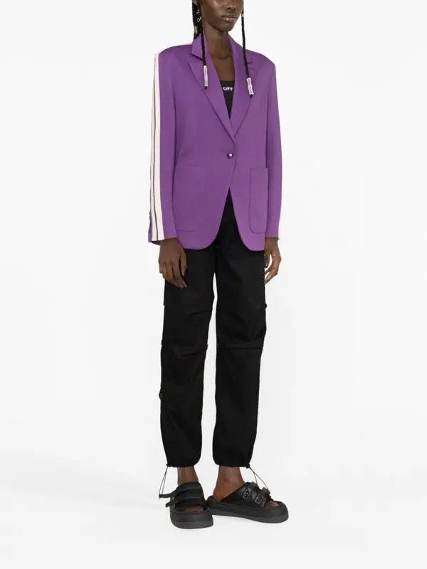 Palm Angels o1y1125 Blazer in Purple Size XS / US 0-2 / IT 36-38 - 2 Thumbnail