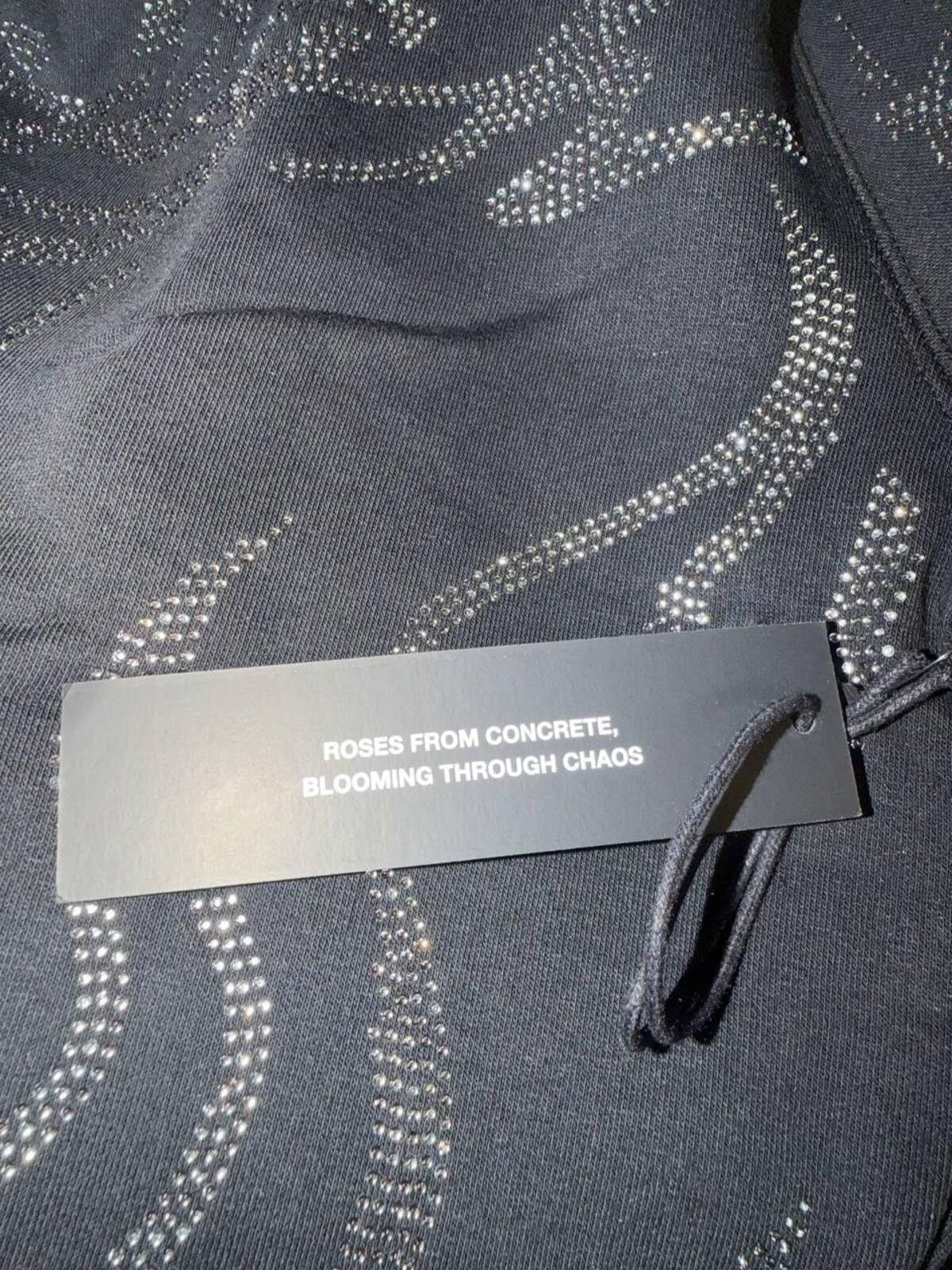 Civil Regime Civil Regime Rhinestone Flame Zip Hoodie XL Black Streetwear Size US XL / EU 56 / 4 - 6 Thumbnail