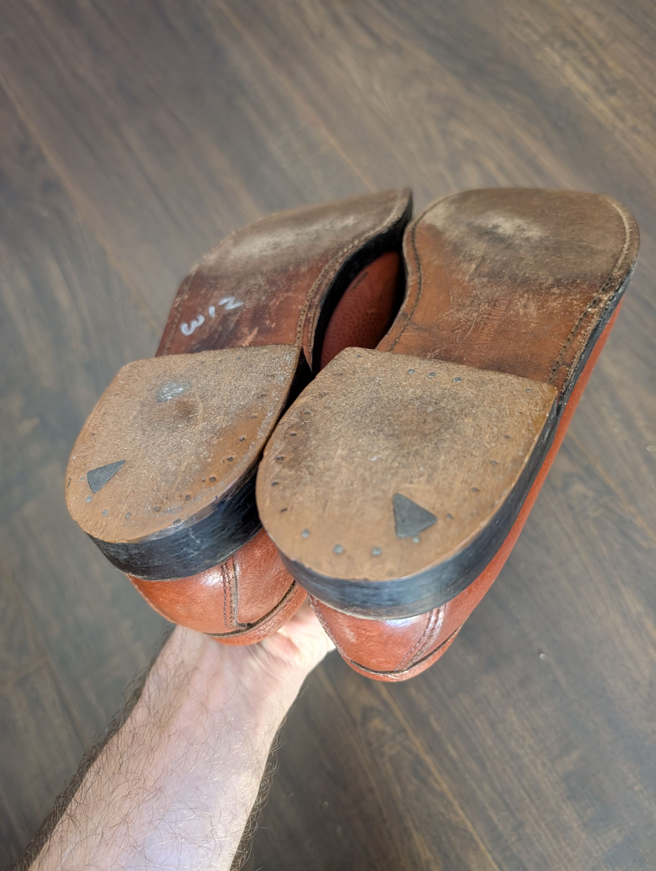 Handmade Vintage Arnold's Boot Shops New Haven loafers leather Size US 7.5 / EU 40-41 - 5 Thumbnail
