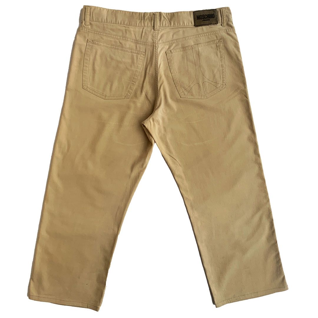 Moschino Moschino - Light Cotton Trouser - Beige - 36W Size US 36 / EU 52 - 2 Thumbnail