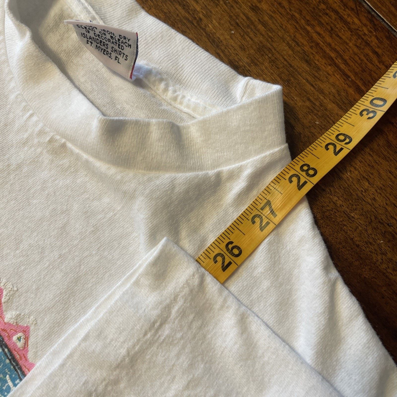 Vintage Vtg 1989 Highland Beach Florida Fish T-Shirt L Tourist T 80s Size US L / EU 52-54 / 3 - 8 Thumbnail