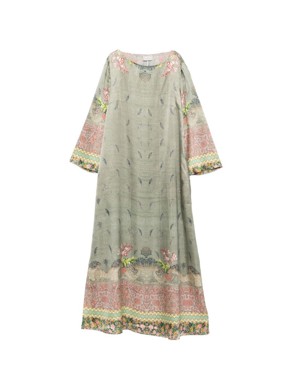 Pierre-Louis Mascia PRINTED SILK DRESS Size S / US 4 / IT 40 - 1 Thumbnail