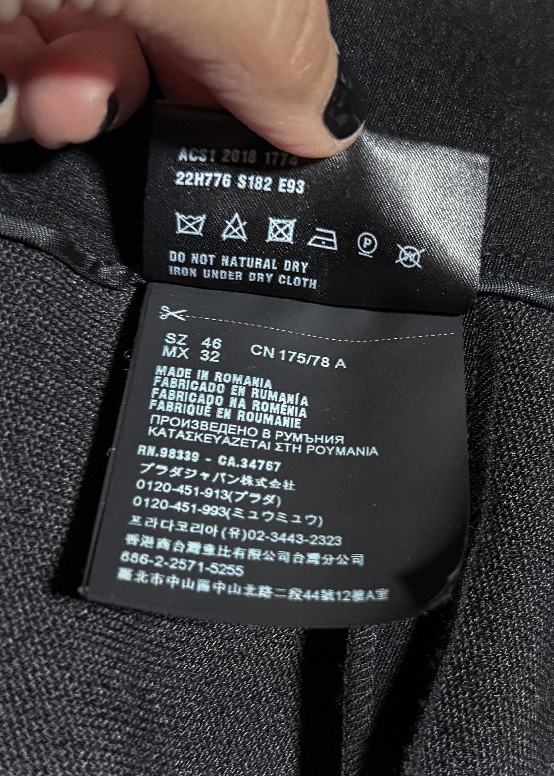 Prada Prada 2018 Black Belted Trousers Size 32" / US 10 / IT 46 - 12 Thumbnail