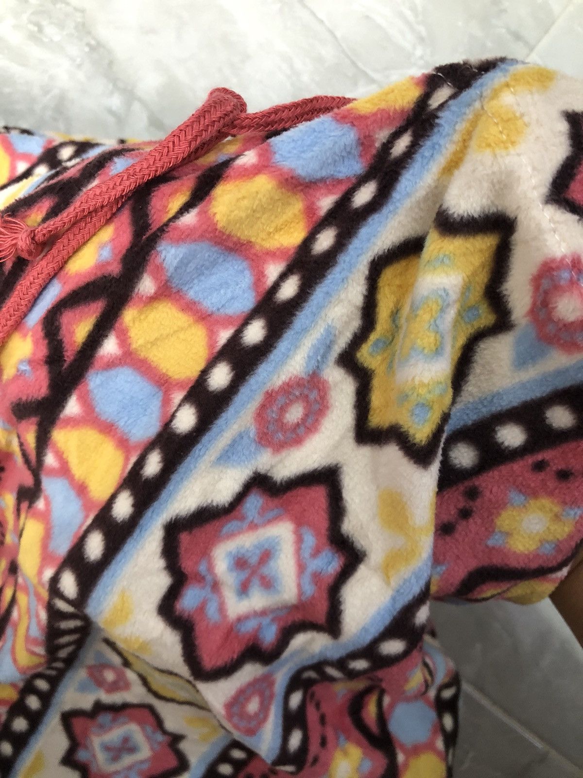 Japanese Brand Y2K AS Corporation Japan Fleece Lounge Pants Size 30" / US 8 / IT 44 - 7 Thumbnail