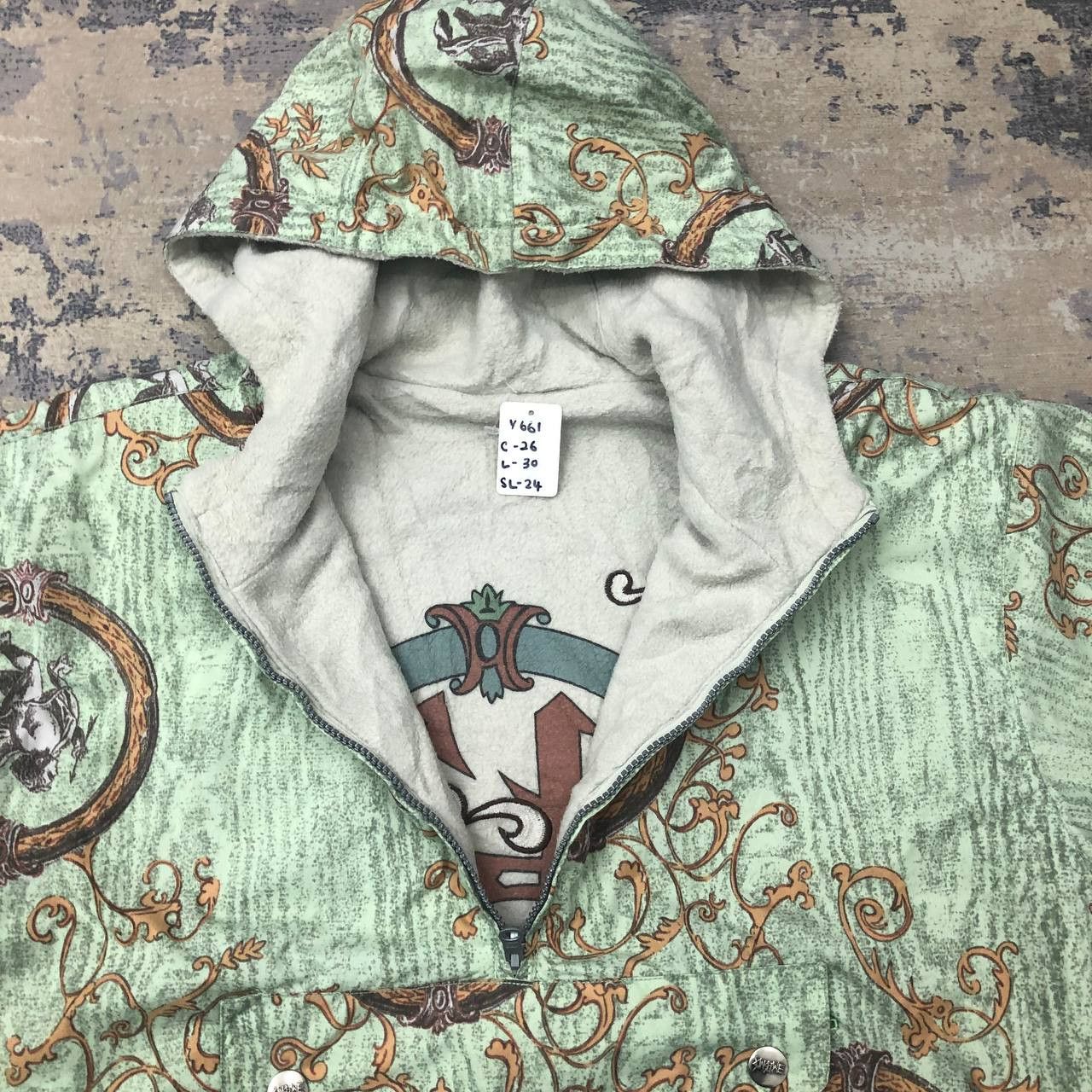 Japanese Brand Y661 SUNSHINE REVERSIBLE PULLOVER FLEECE JACKETS Size US XL / EU 56 / 4 - 5 Thumbnail