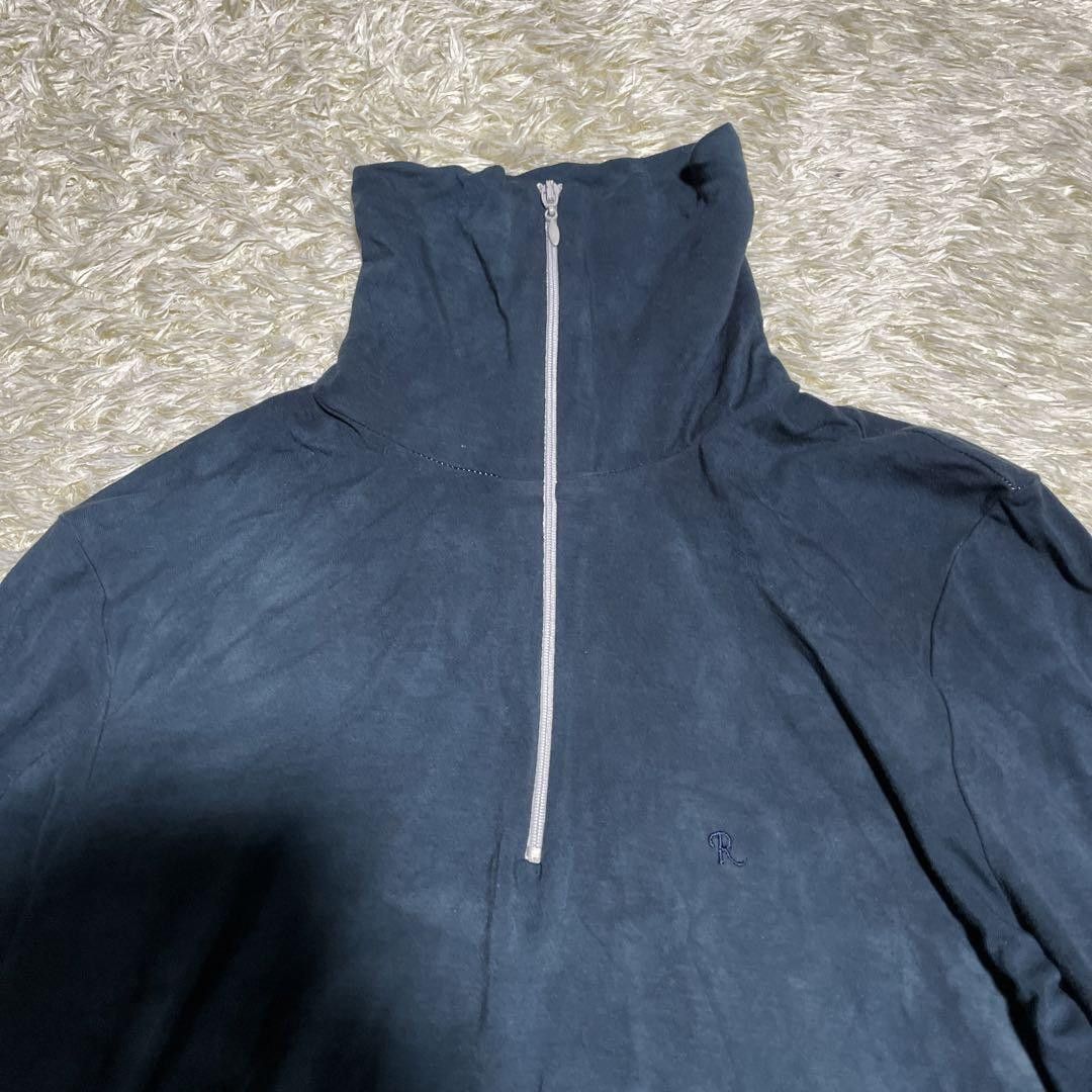 Raf Simons AW04 "Waves" Half Zip Turtleneck Long Sleeve Tee Size US L / EU 52-54 / 3 - 3 Thumbnail