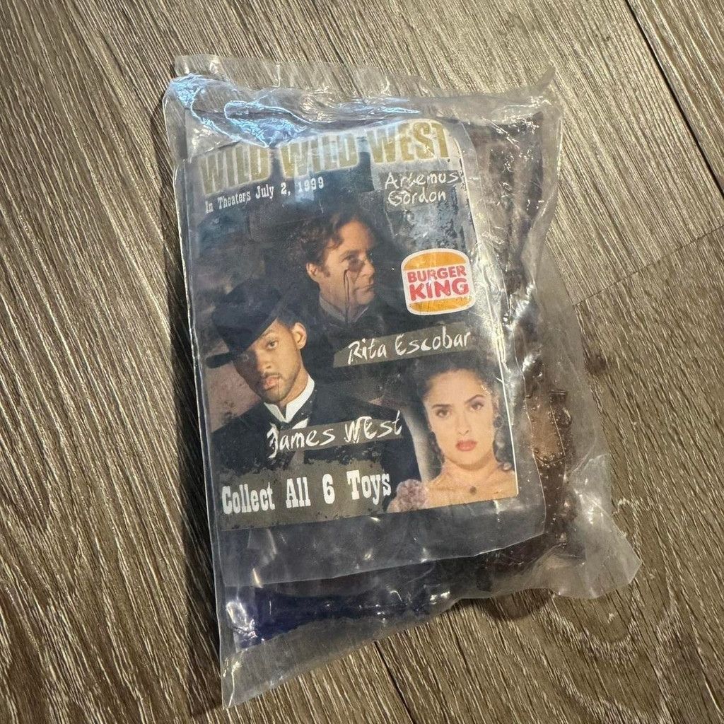 Vintage Burger King 1999 Kids Meal Toy Wild Wild West #5 Will Smith Size ONE SIZE - 1 Thumbnail
