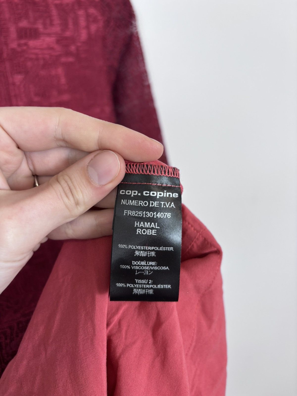 Cop Copine Cop Copine Paris Hamal NWT Red Overlay Dress Textured Belted Size S / US 4 / IT 40 - 12 Thumbnail